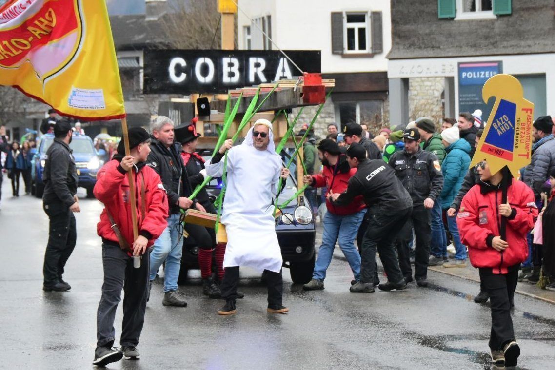 Bilder vom Unzug in Bezau (Bildergalerie)