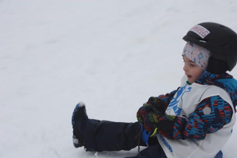 Rodeln war auch ein großes Thema. 