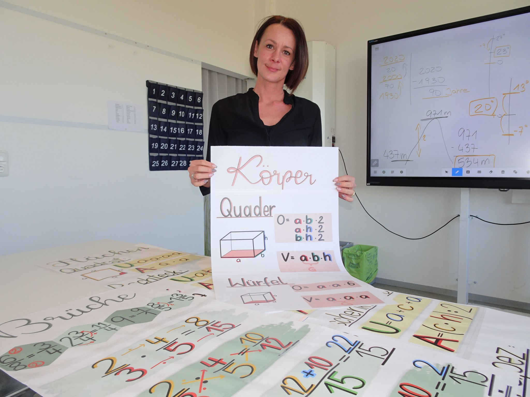 Ihre kreative Ader kommt auch beim Gestalten des Unterrichts zur Geltung.  
