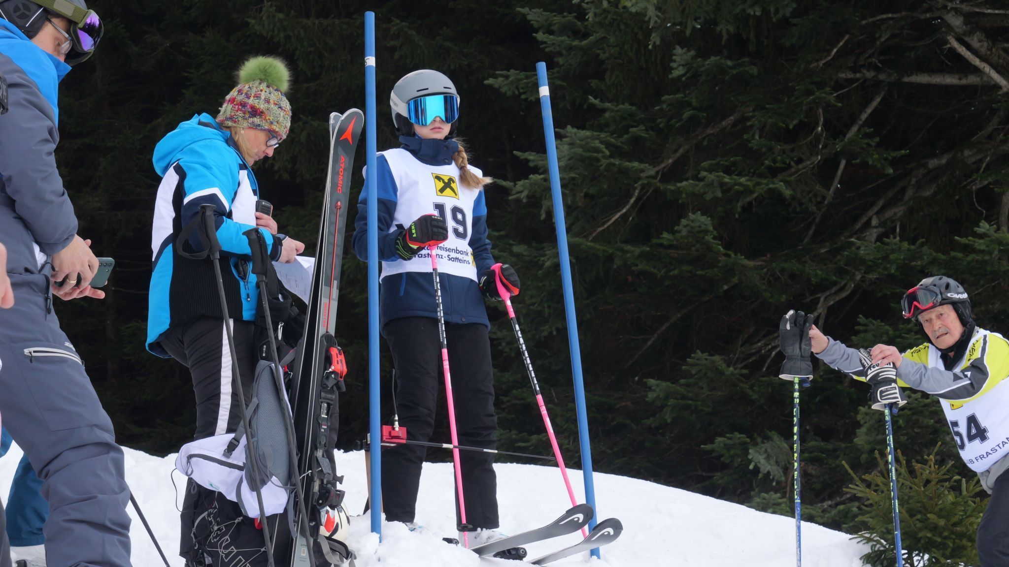 Die Schülerinnen und Schüler lieferten sich spannende Duelle.