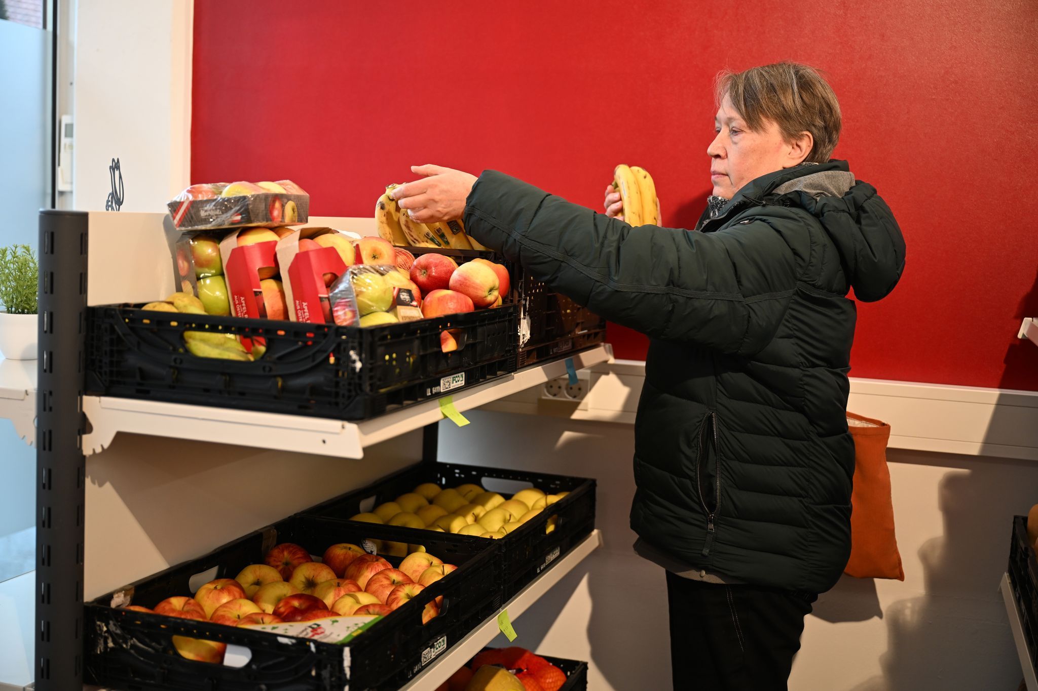 Kundin Margit Krpata war begeistert von der großen Auswahl an frischen Produkten.