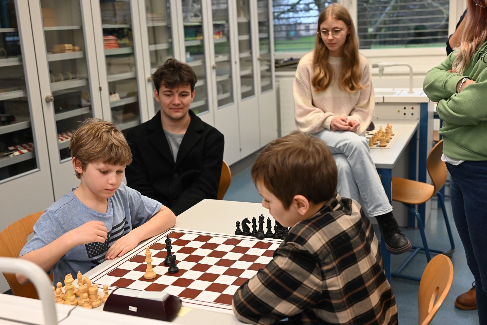 Die Kinder spielten hochkonzentriert.
