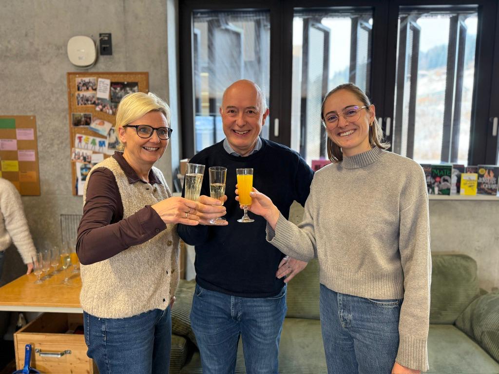 Freude bei den Verantwortlichen: Monika Kubesch-Fuchs, Direktor Ariel Lang und Koordinatorin Teresa Österle.   