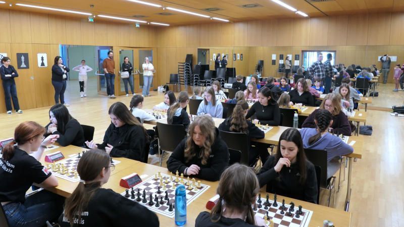 Die Götzner Musikmittelschule war Austragungsort der Schulschach Titelkämpfe.