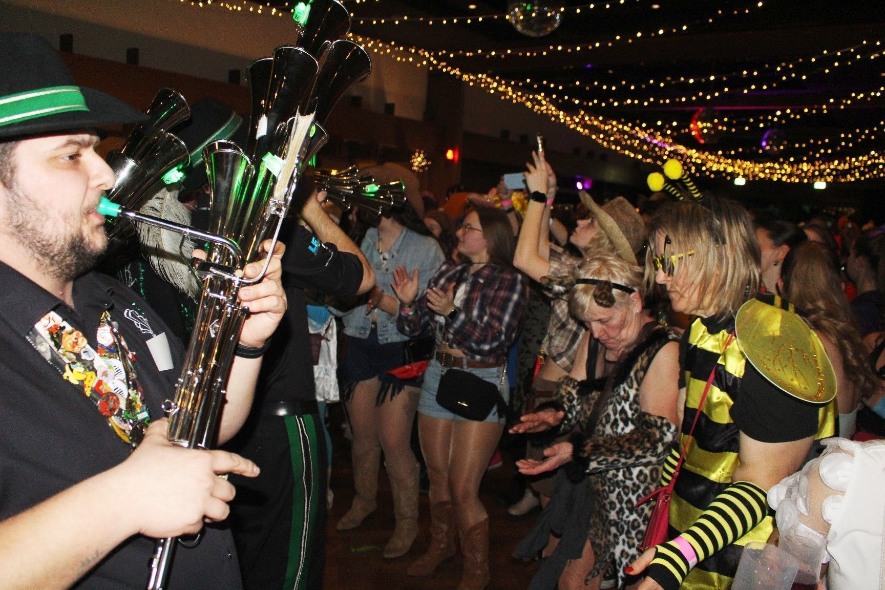 Schalmeien sorgten für Abwechslung.