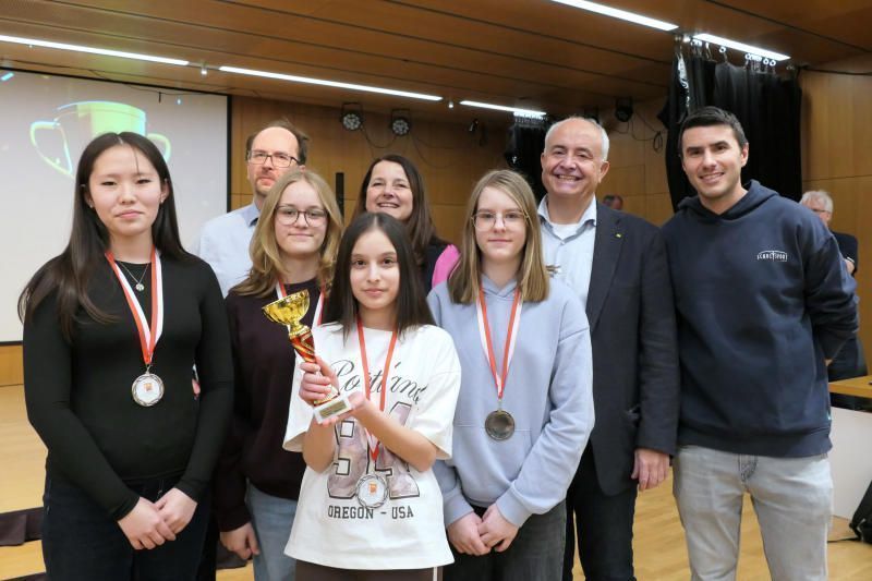 Siegerehrung im Schach.