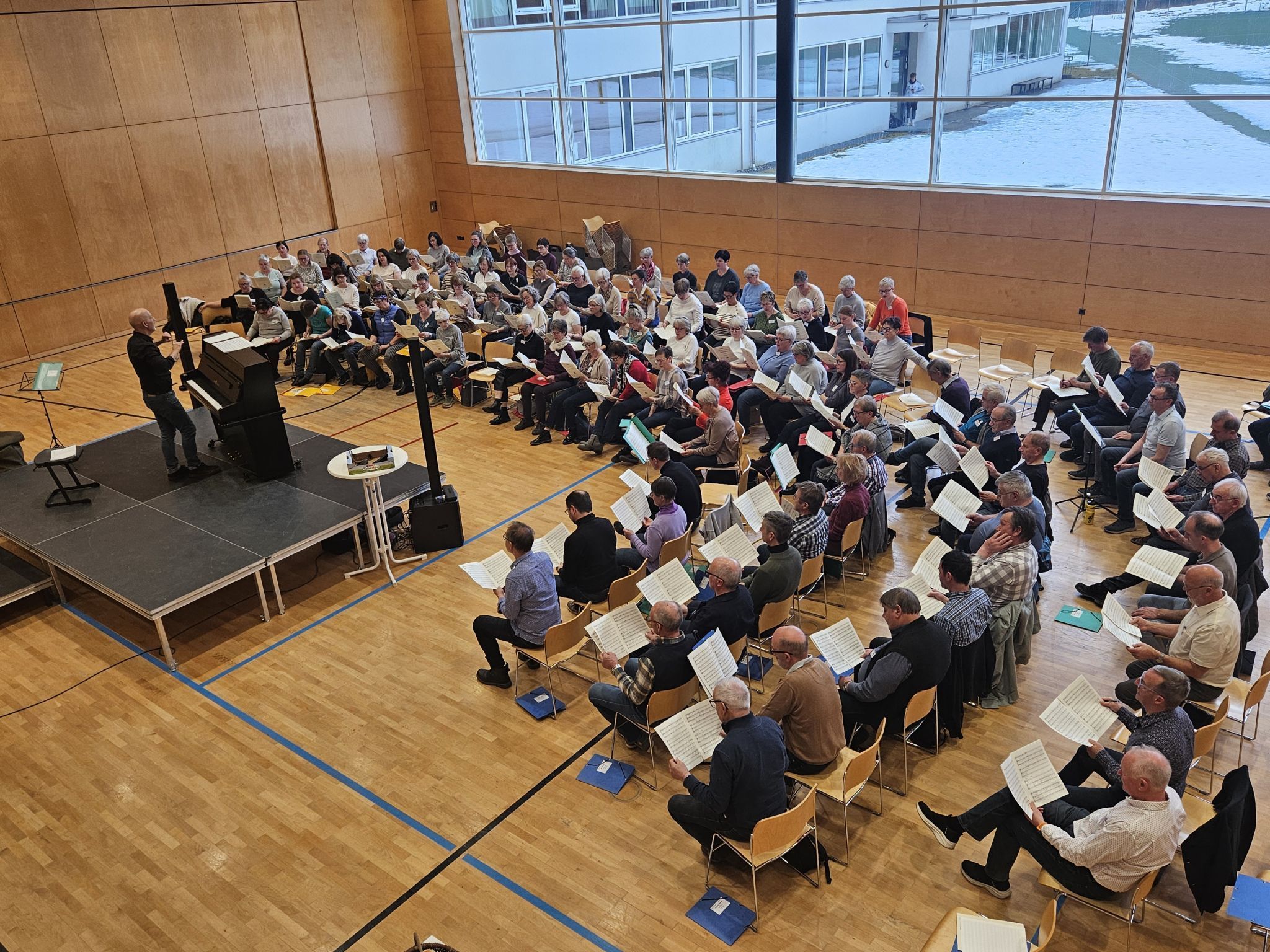 Motivierte Chormitglieder aus dem Bregenzerwald beteiligten sich am zweitägigen Singseminar.