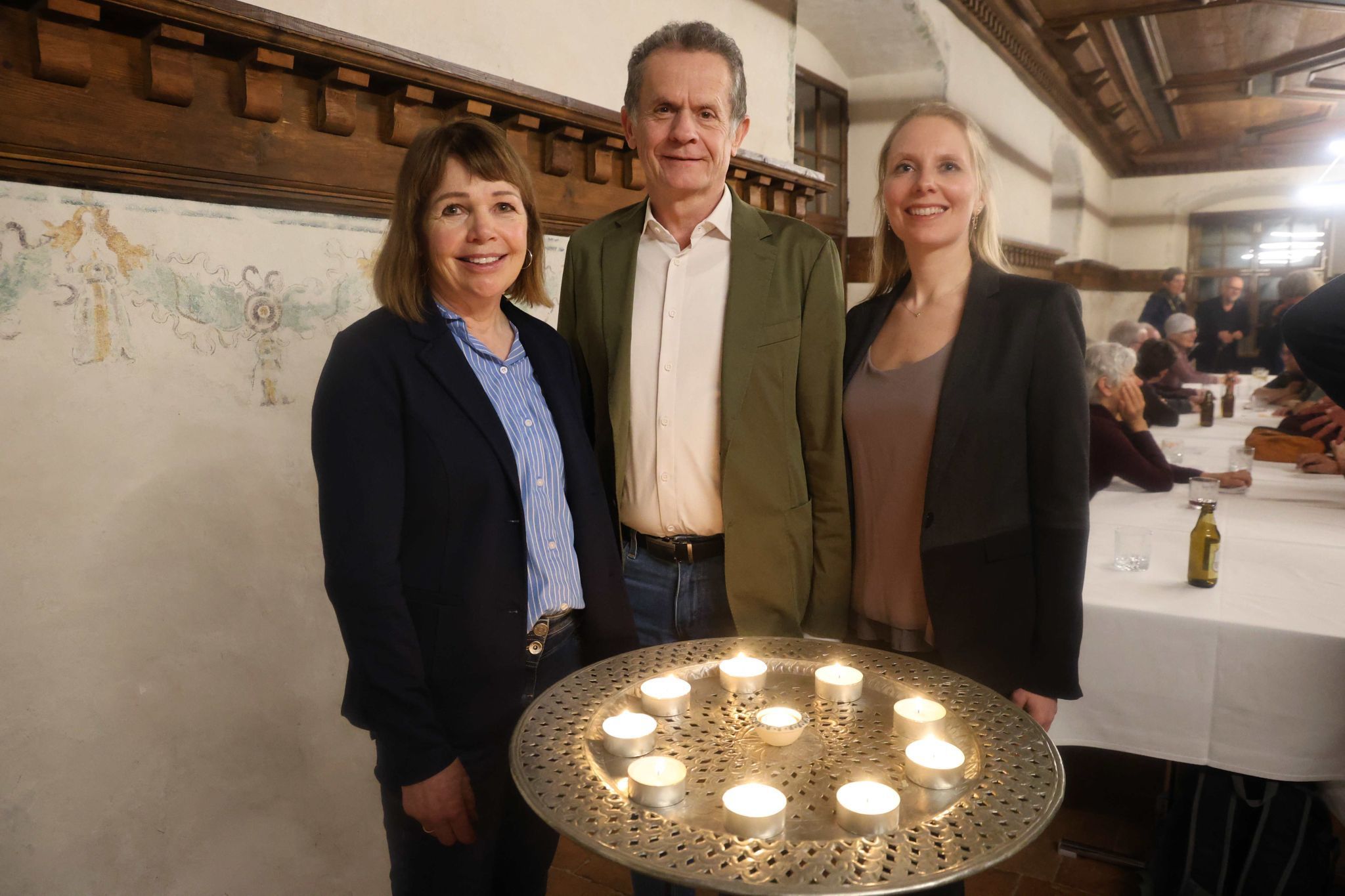 Ingrid Holzmüller, Hartmut Hofer und Sarah Mathis.