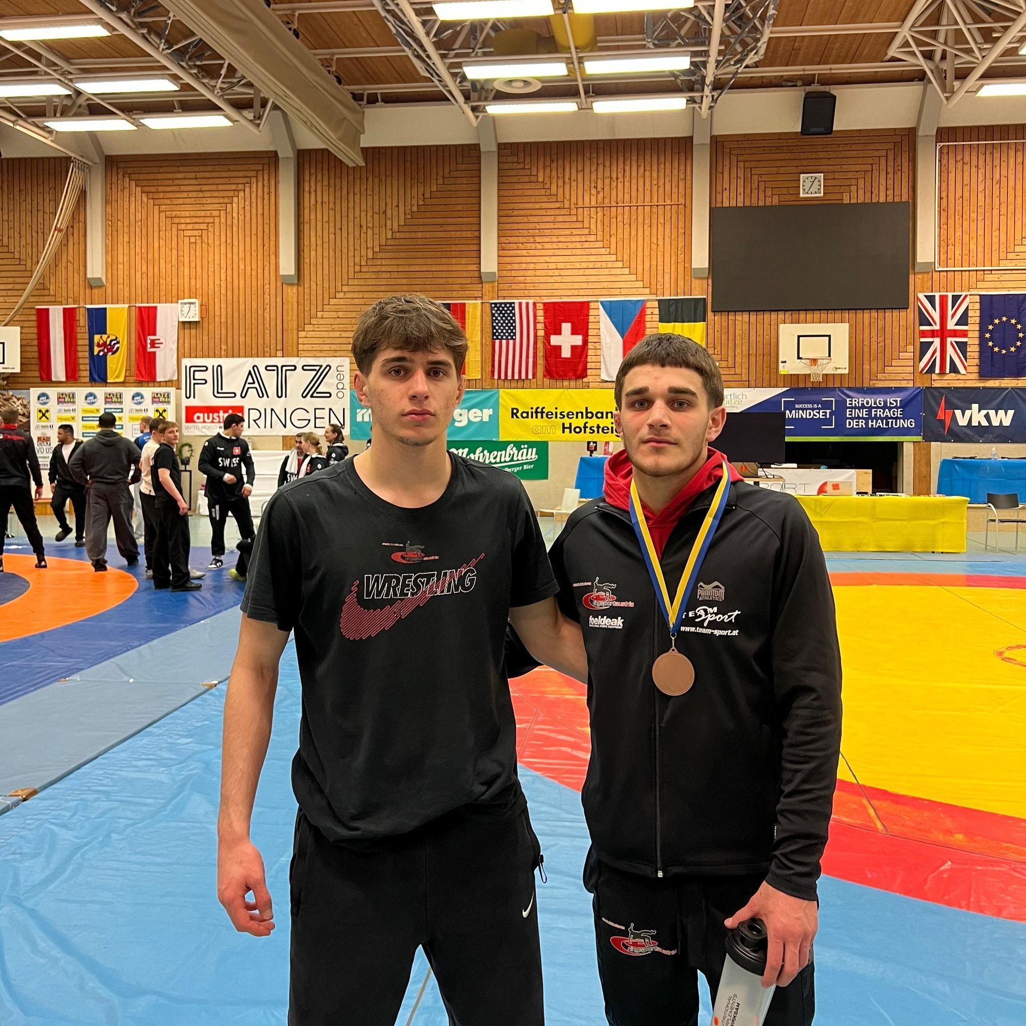 Die Betergaraev-Brüder von AC Hörbranz präsentierten sich im Turnier von der besten Seite.