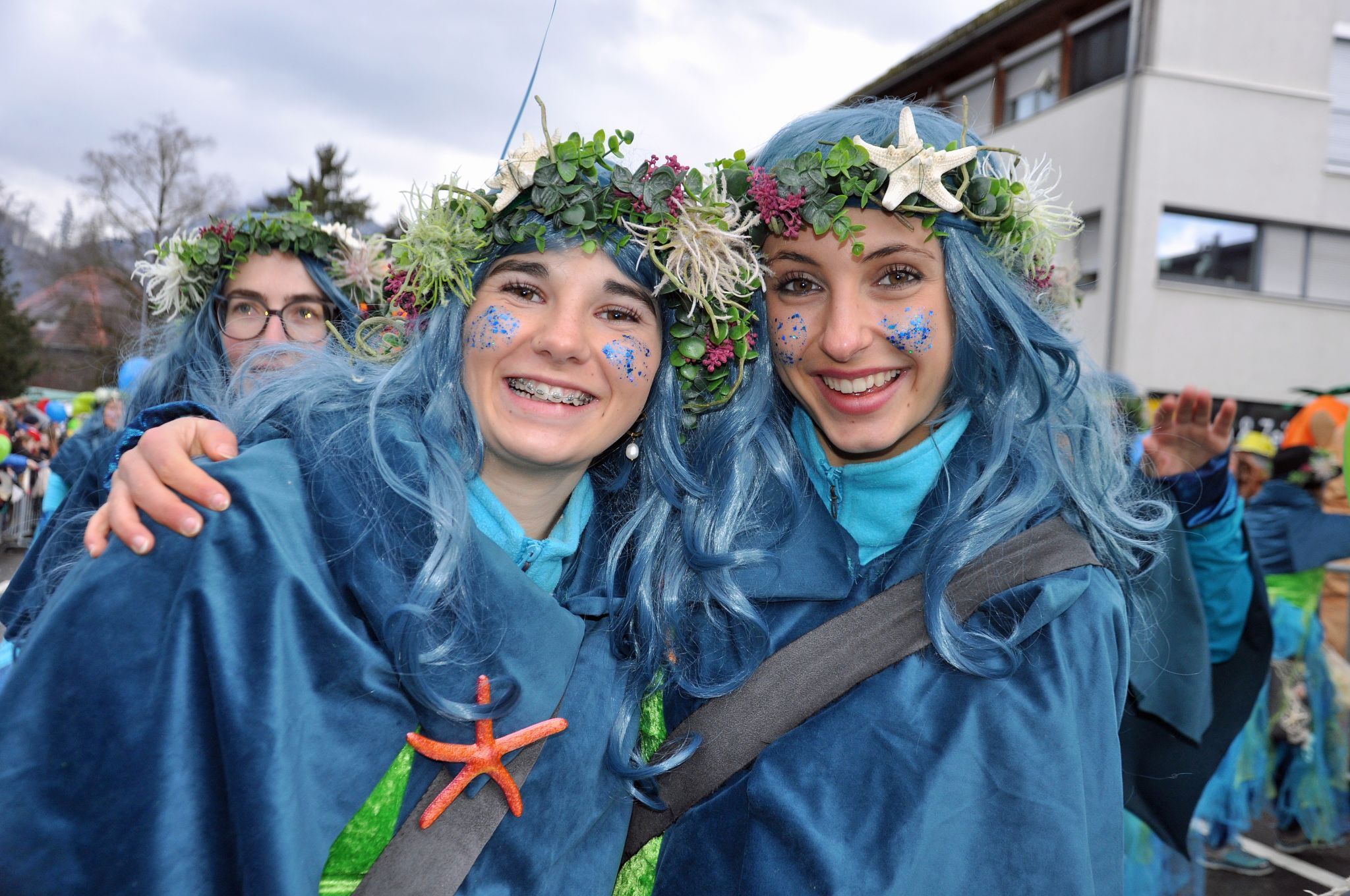 Beste Laune herrschte auch bei den Wassernärrinnen aus dem Oberschorbach.