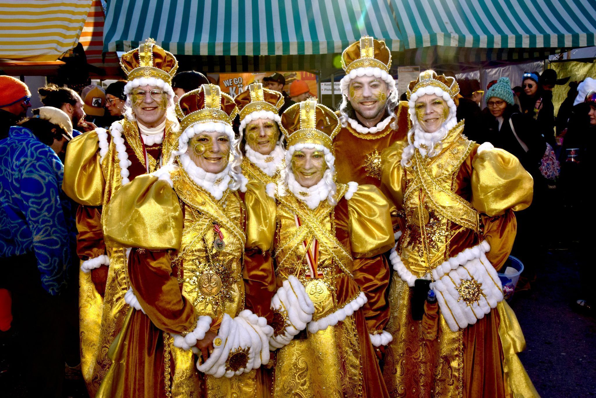 Schmuck Müller war mit einer ganze eleganten Kostümierung im Bludenzer Fasnatgeschehen präsent.