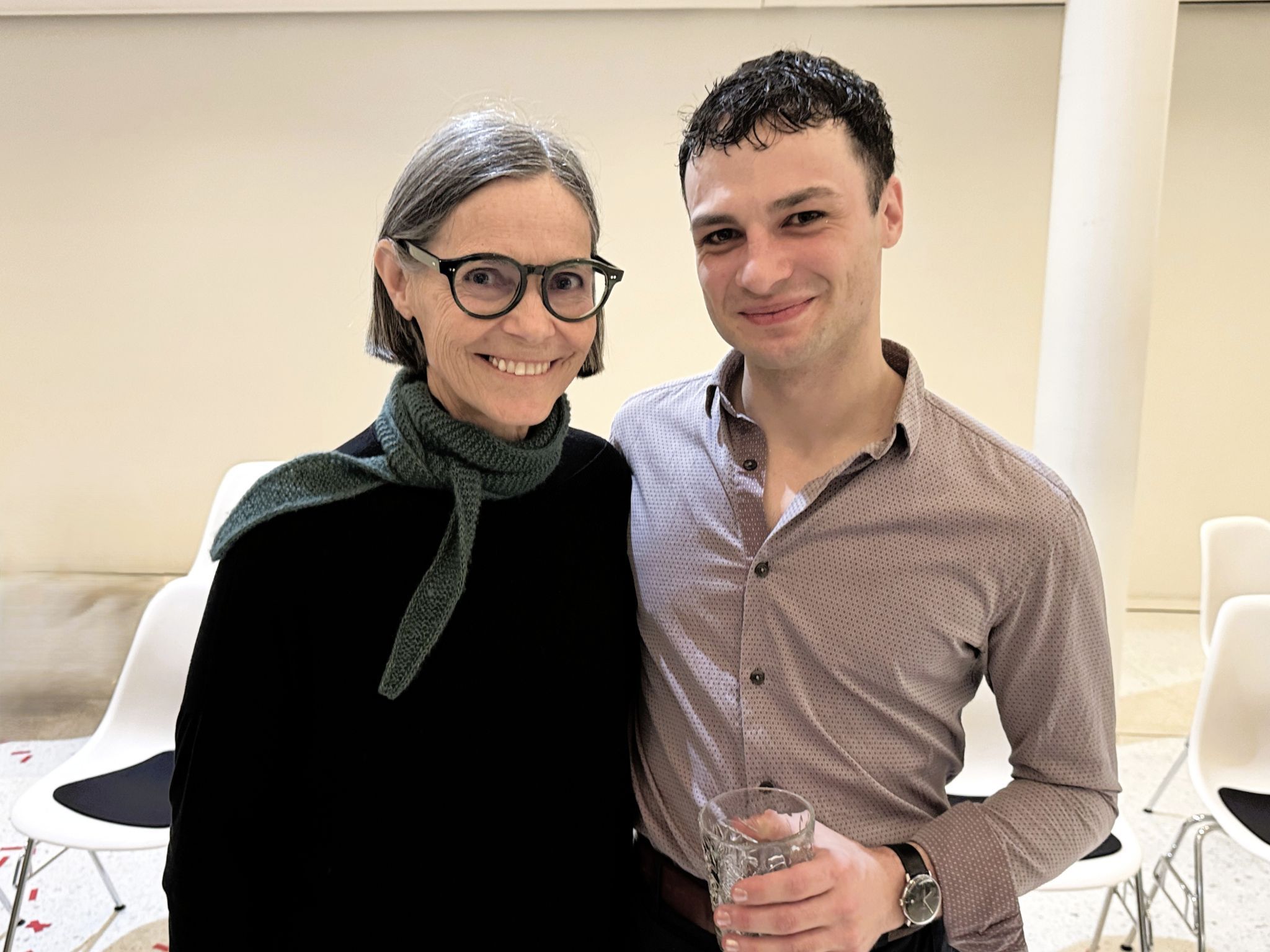 Carmen Lampert mit Tänzer Fabian Tobias Huster.