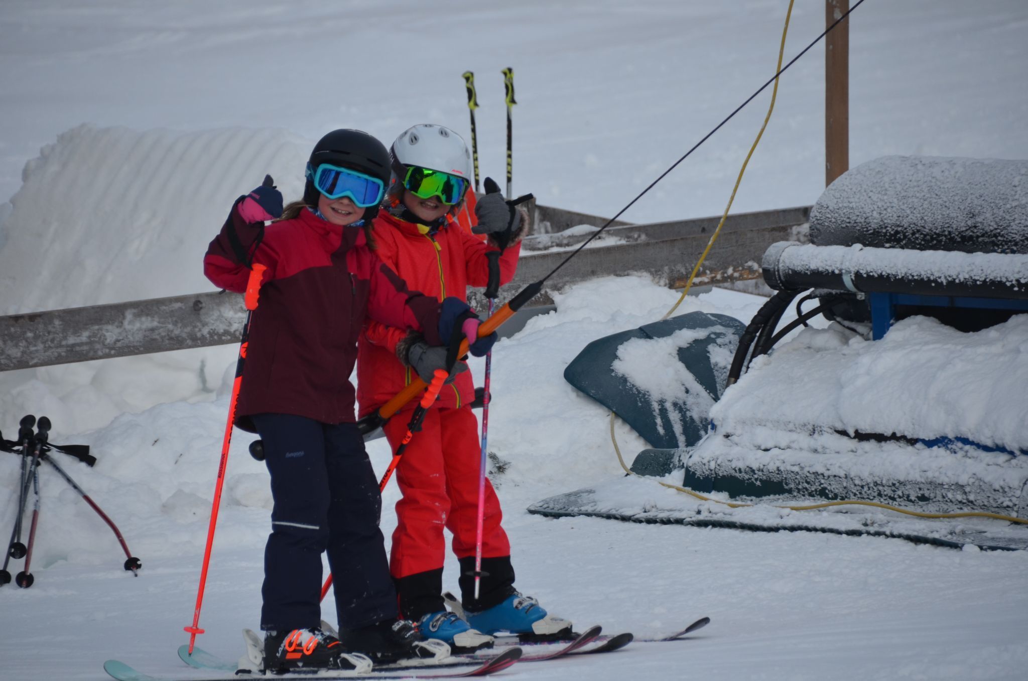 Das waren noch Zeiten - der Paludalifte wurde gerne für Schikurse und Training genützt.