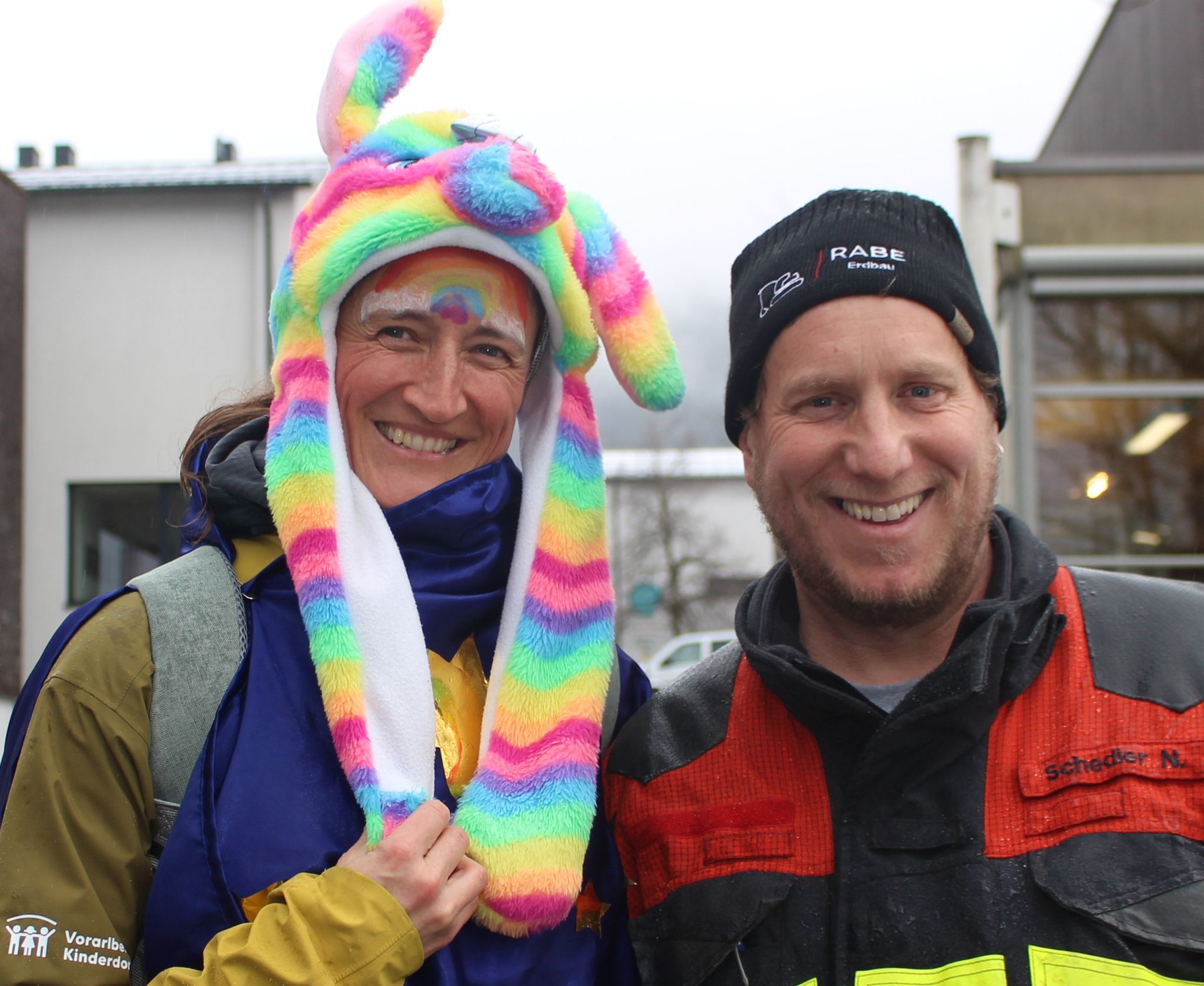 Nur ein Mäschgerle, der Feuerwehrler ist 