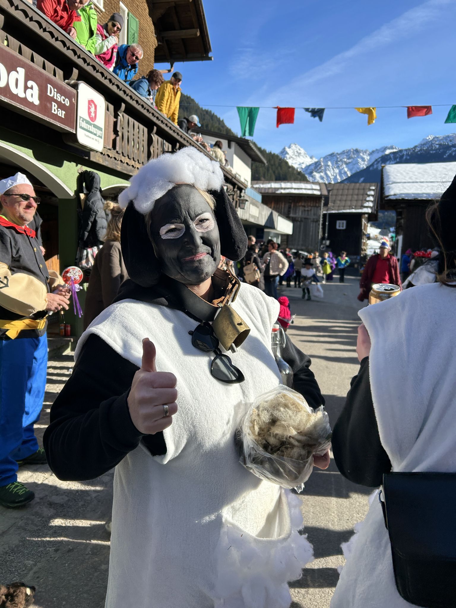 Schäfchen Carmen hatte viel Spaß
