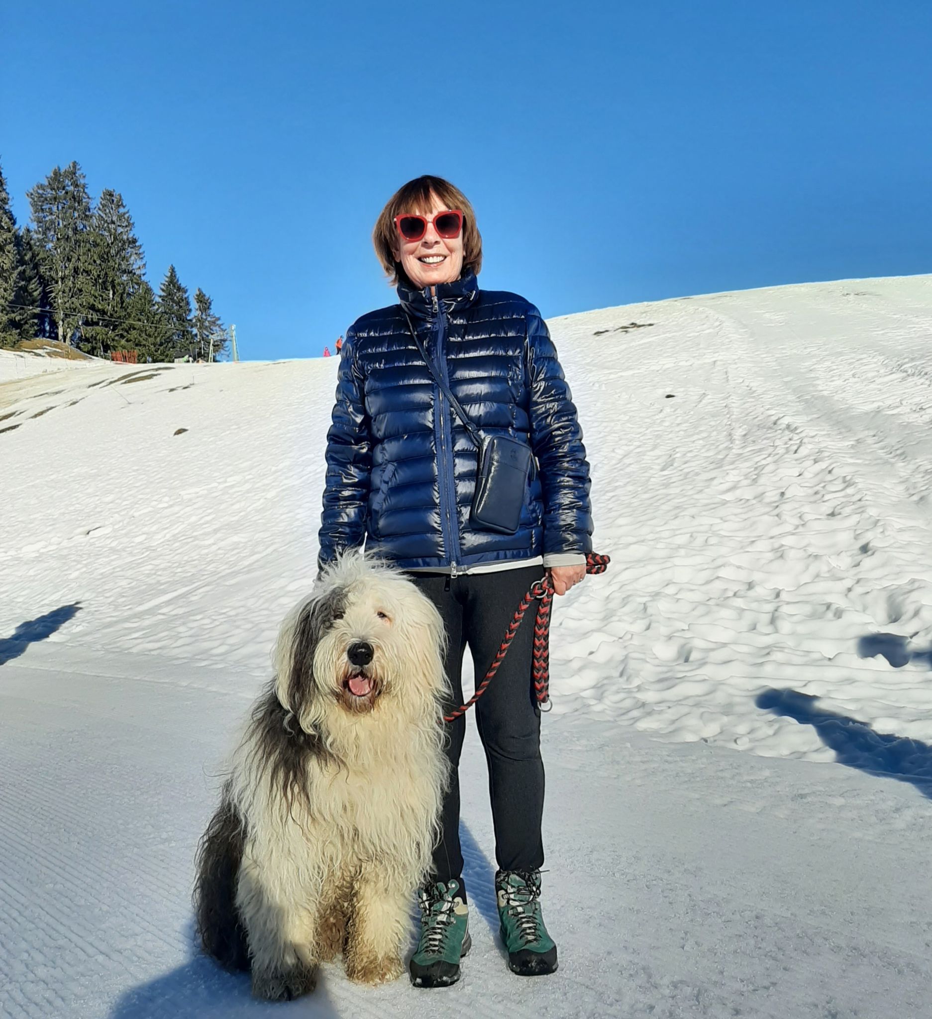Ulrike Metzler mit ihrem Hund