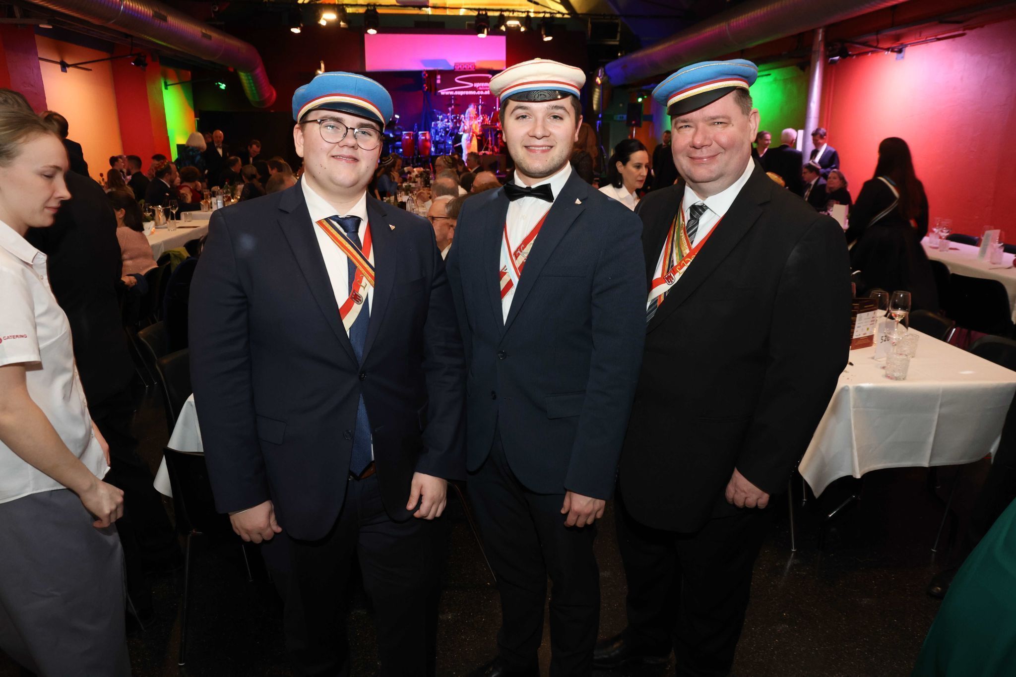 VMCV-Landessenior Jakob Hammerer, MKV-Budnessenior Simon Brandstätter und Landesverbandsvorsitzender Alexander Waller.