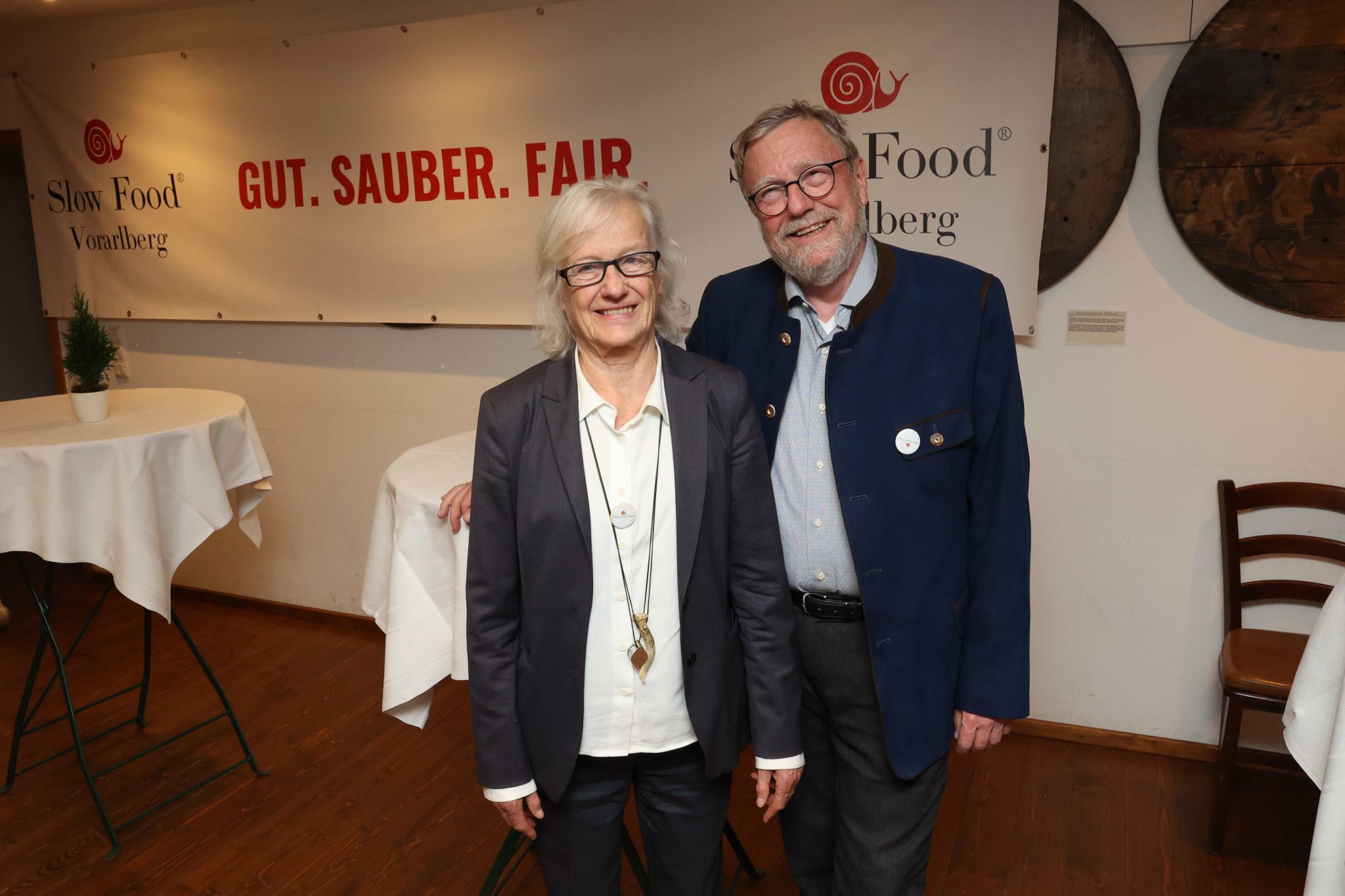 Aus Tirol angereist: Elisabeth senn und Herbert Pümpel.
