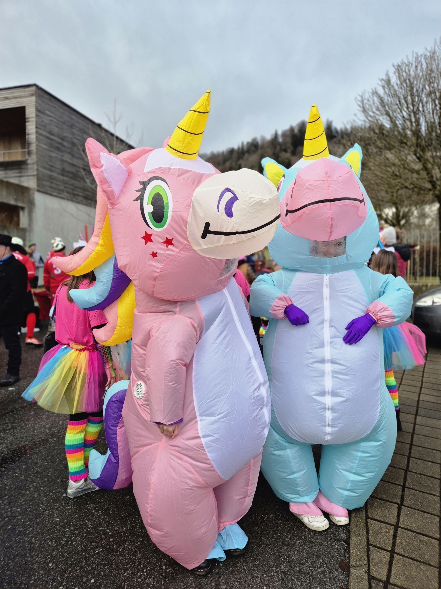 Faschingsdienstag 17. Februar 2026 zog der erste Faschingsumzug in Langen bei Bregenz durch das Dorf (Bildergalerie)