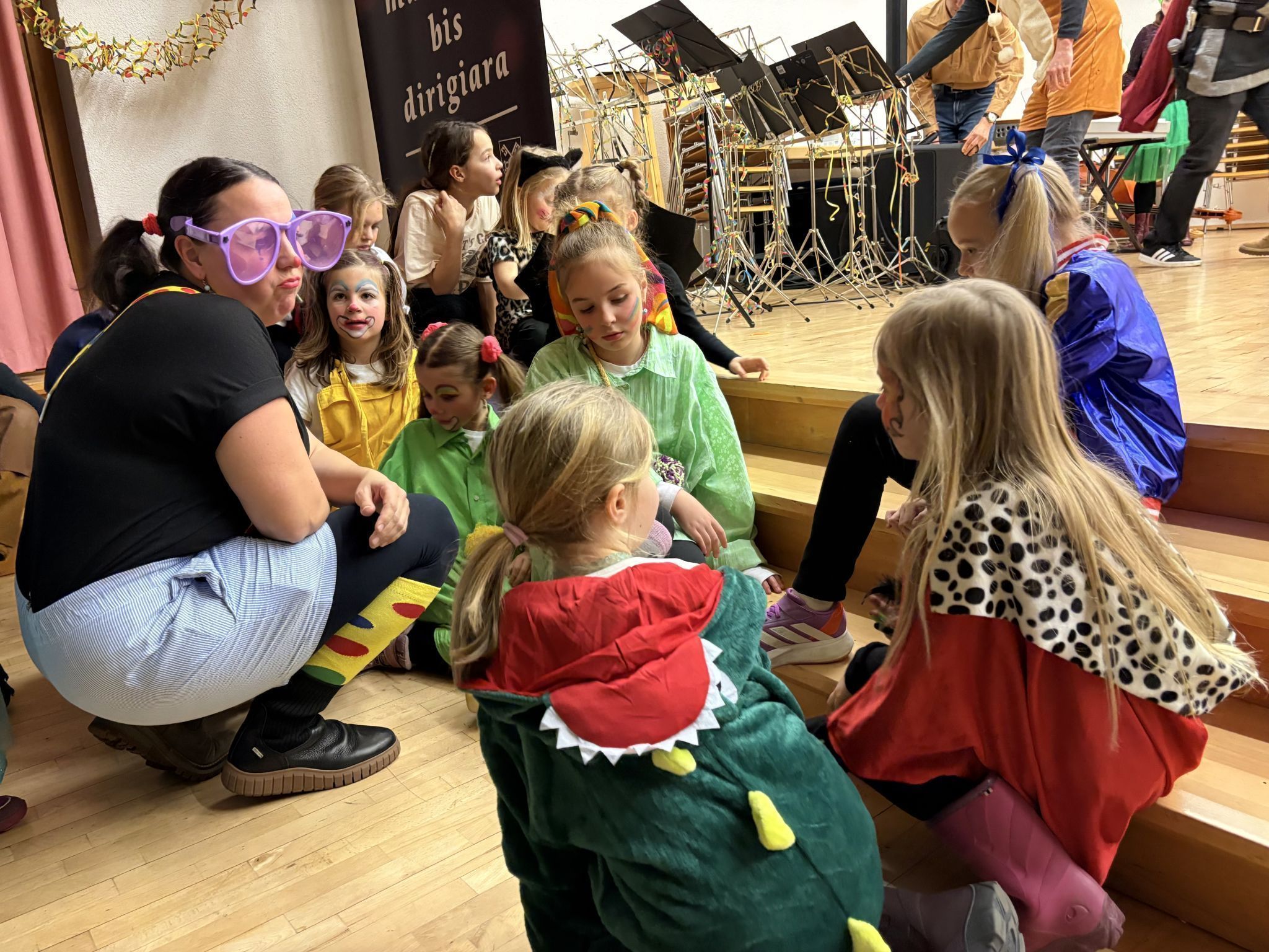 Die Kleinen konnten ihren großen Auftritt kaum erwarten.