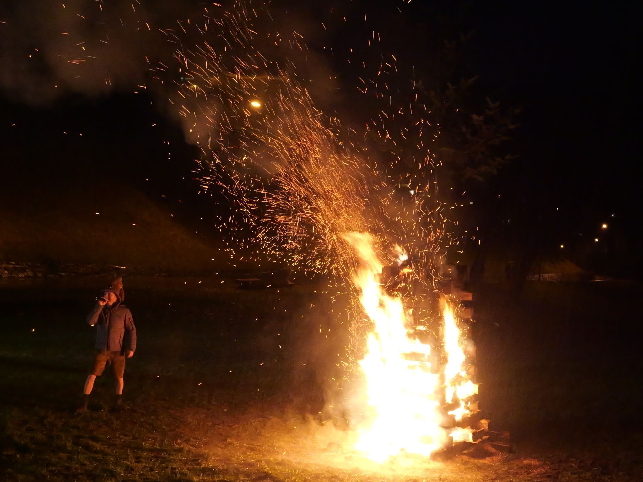 Auch der Kinderfunken ließ es an Funkenflug nicht mangeln.