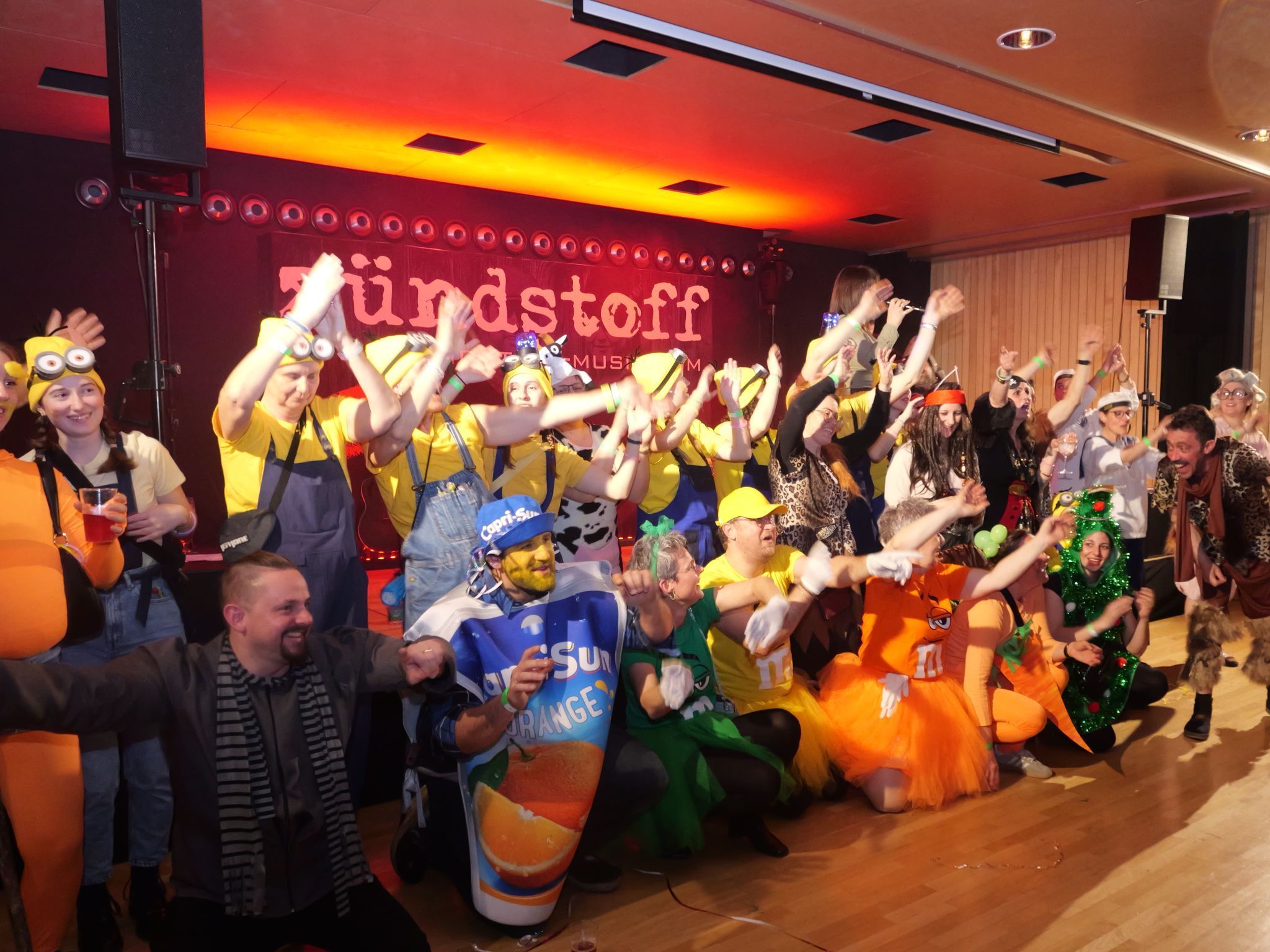 Feierfreude pur: Die Ballgäste genossen eine rundum gelungene Fasnatnacht.