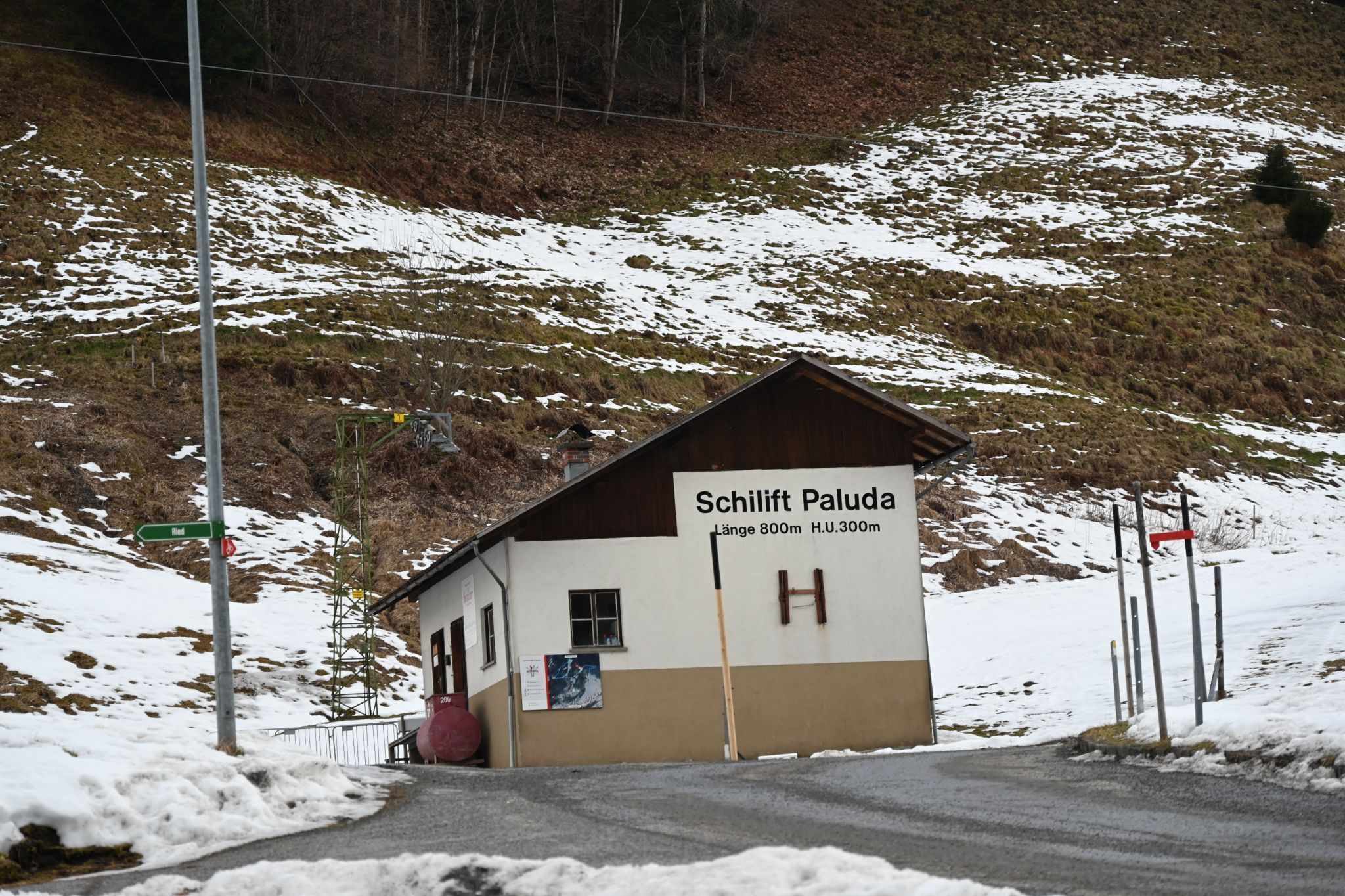 Die vergangenen schneearmen Winter haben zur Stilllegung des Paludaliftes geführt.