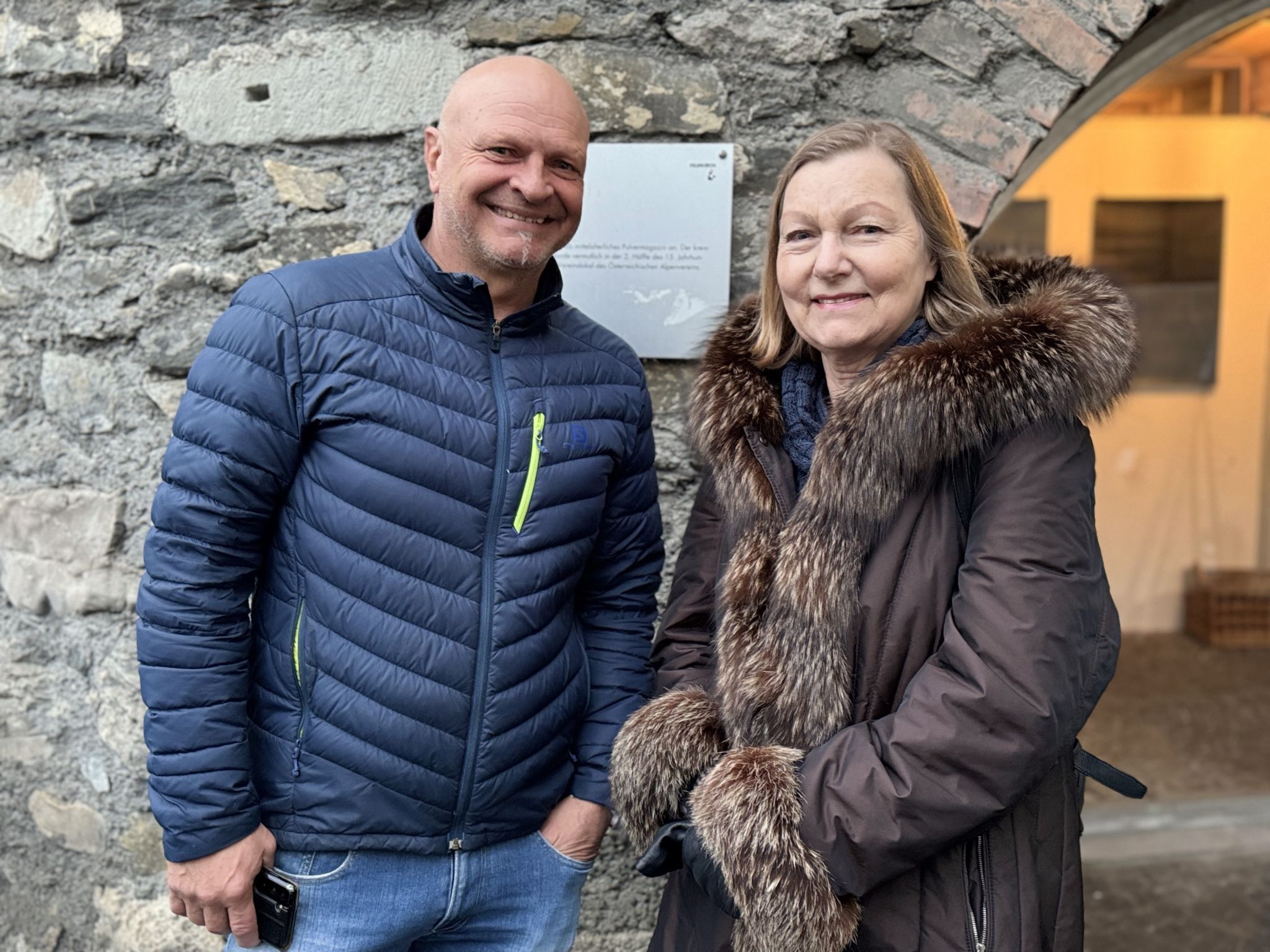 Walter Huster und Marie-Rose Rodewald-Cerha.