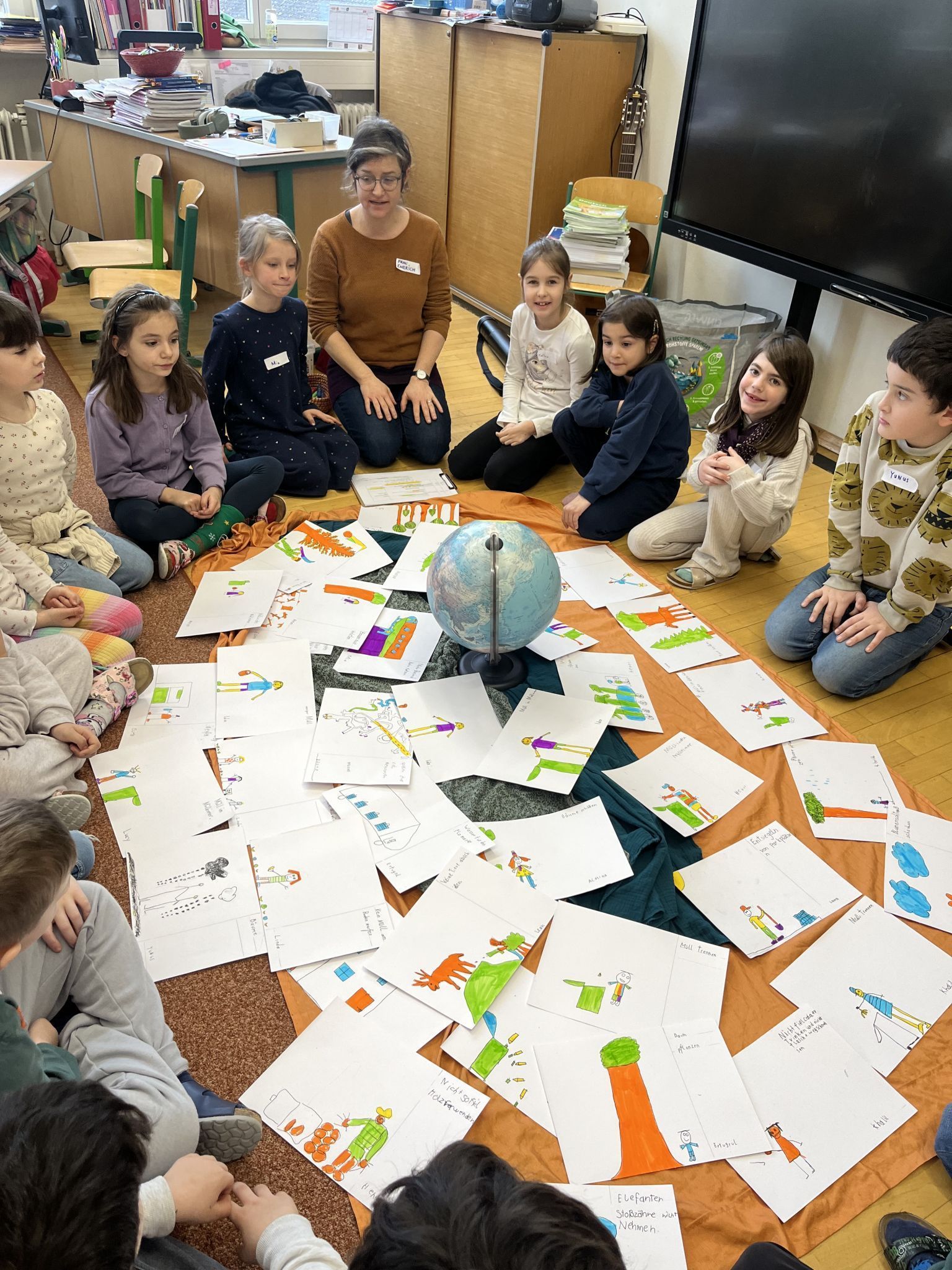 Lucia Emerich-Rüdisser freute sich, mit wie viel Interesse und Begeisterung die Kinder bei der Sache waren. 