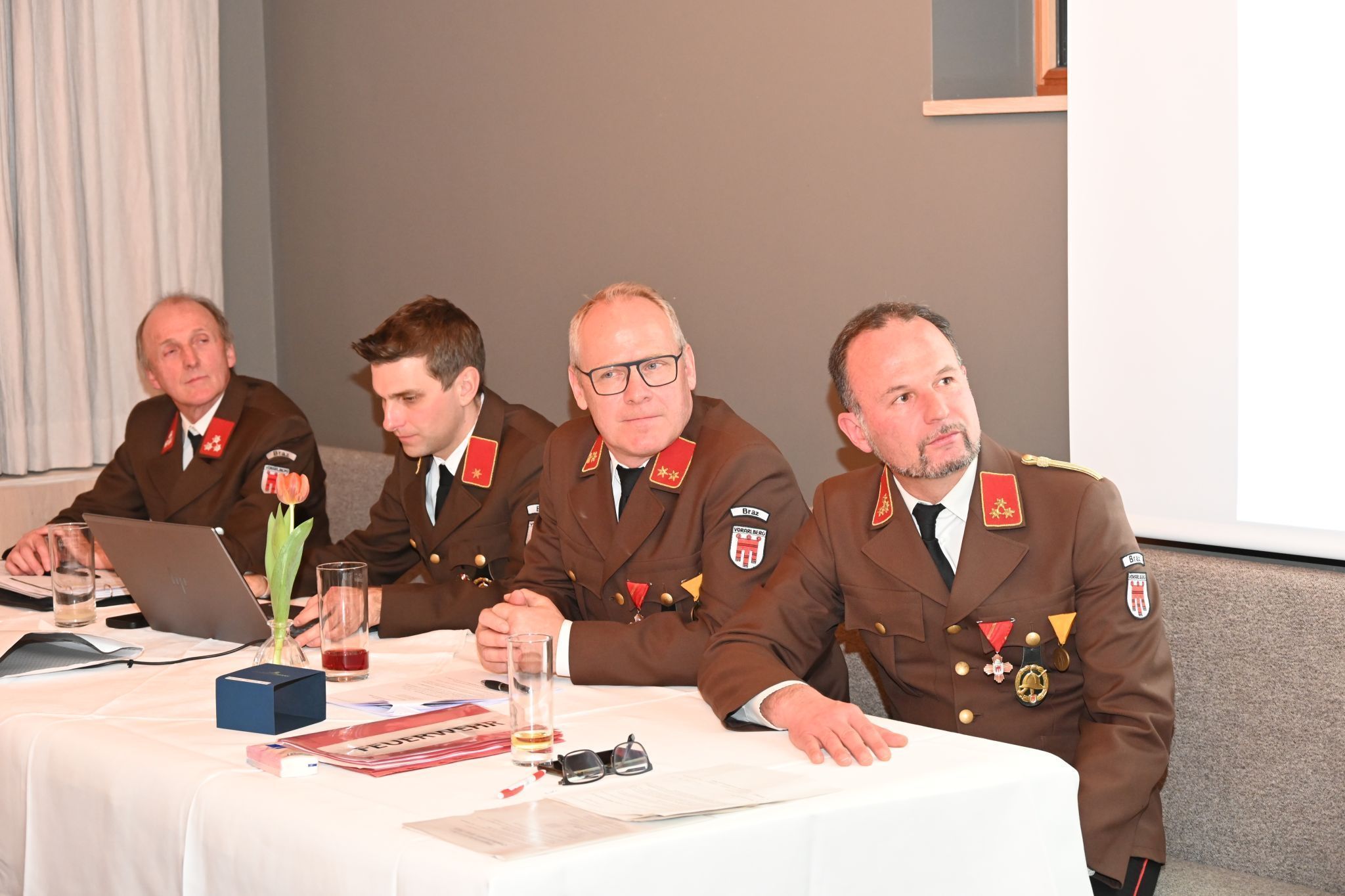 Die Ortsfeuerwehr Braz hielt im Hotel Traube ihre Jahreshauptversammlung.