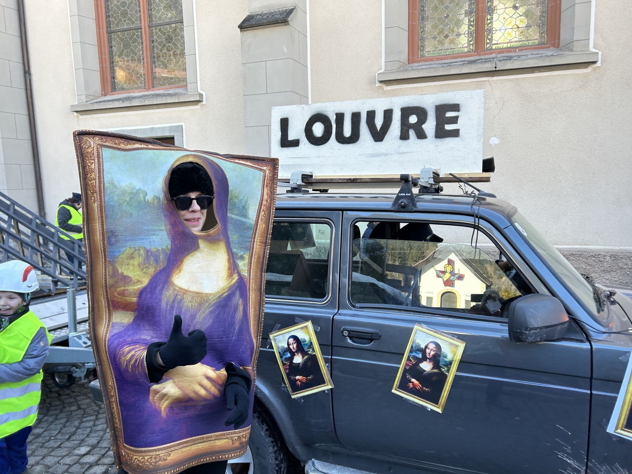 Auch der Raub im Louvre war Thema