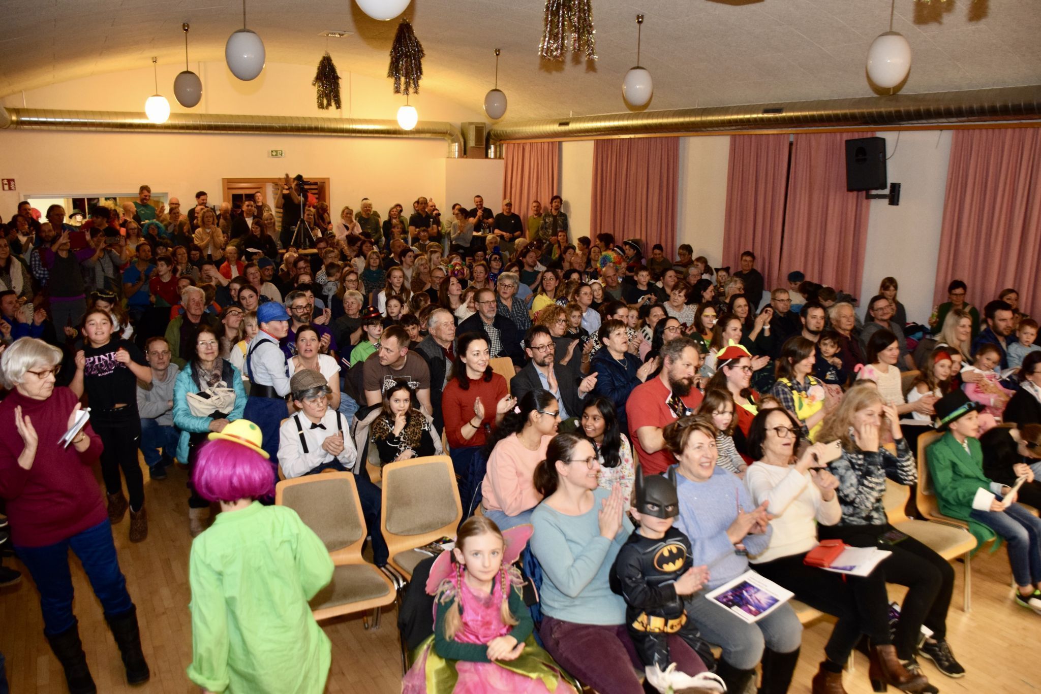 Der Saal im Silbertaler Vereinshaus anlässlich des 