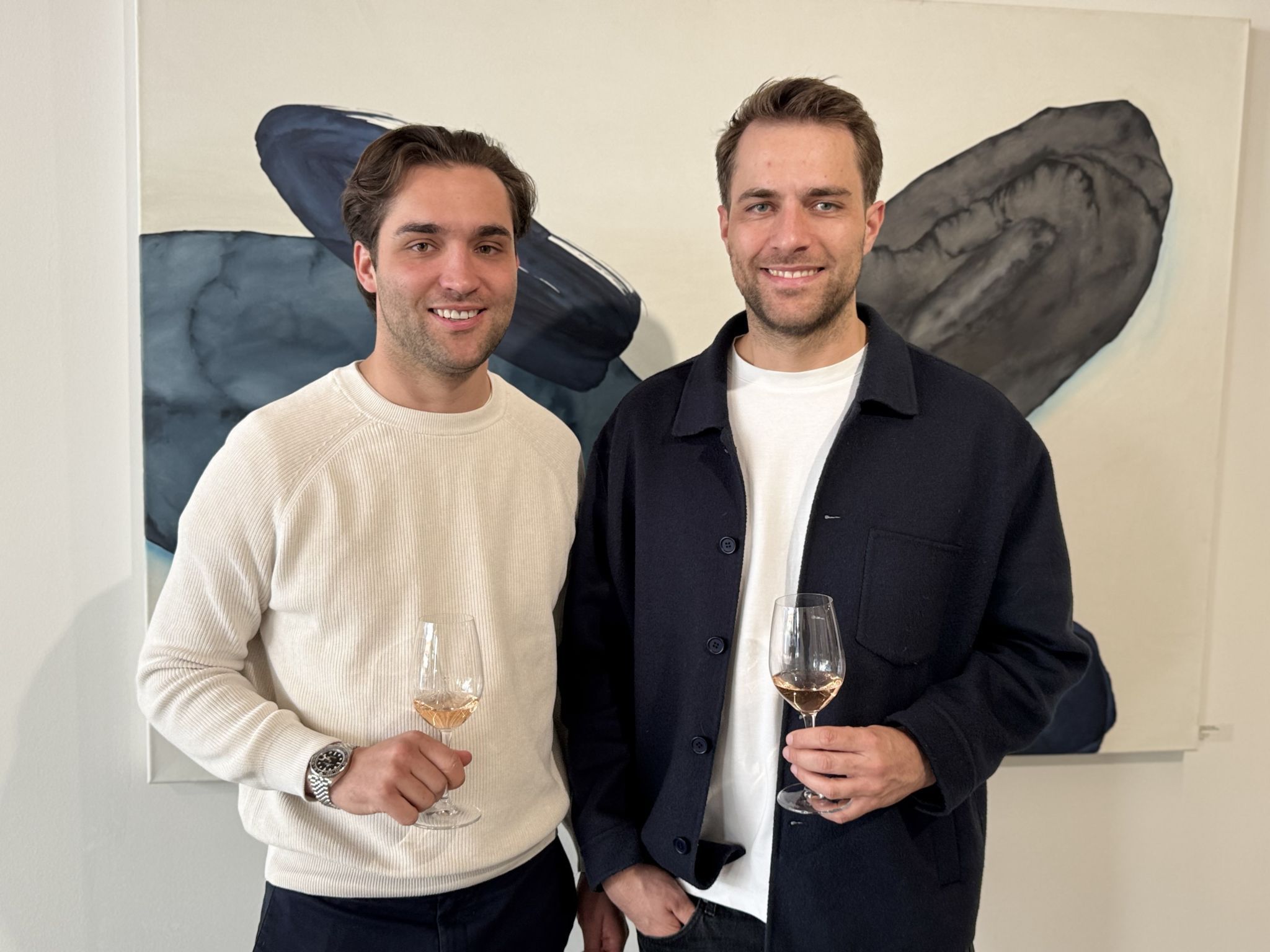 Unter den Besuchern: Nils und Timo Philippi (Balma).