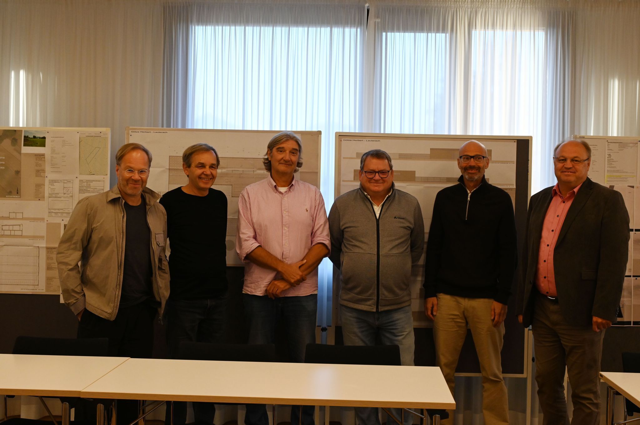 Abschied vom Gestaltungsbeirat mit Bgm. Elmar Rhomber (rechts).