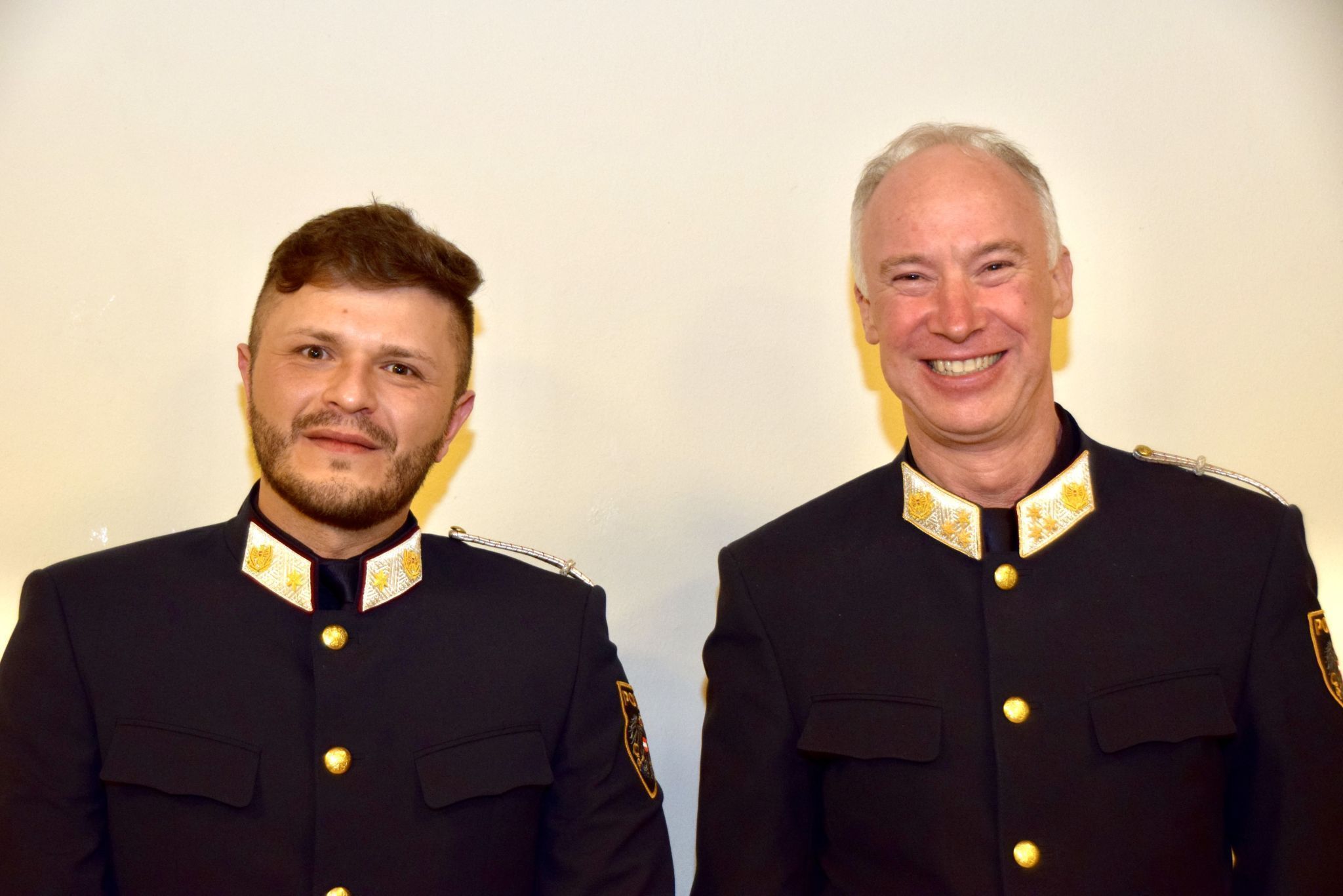 Inspektor Volkan Atalay und Chefinspektor Klaus Strommer (Leiter der Polizeiinspektion Bludenz).