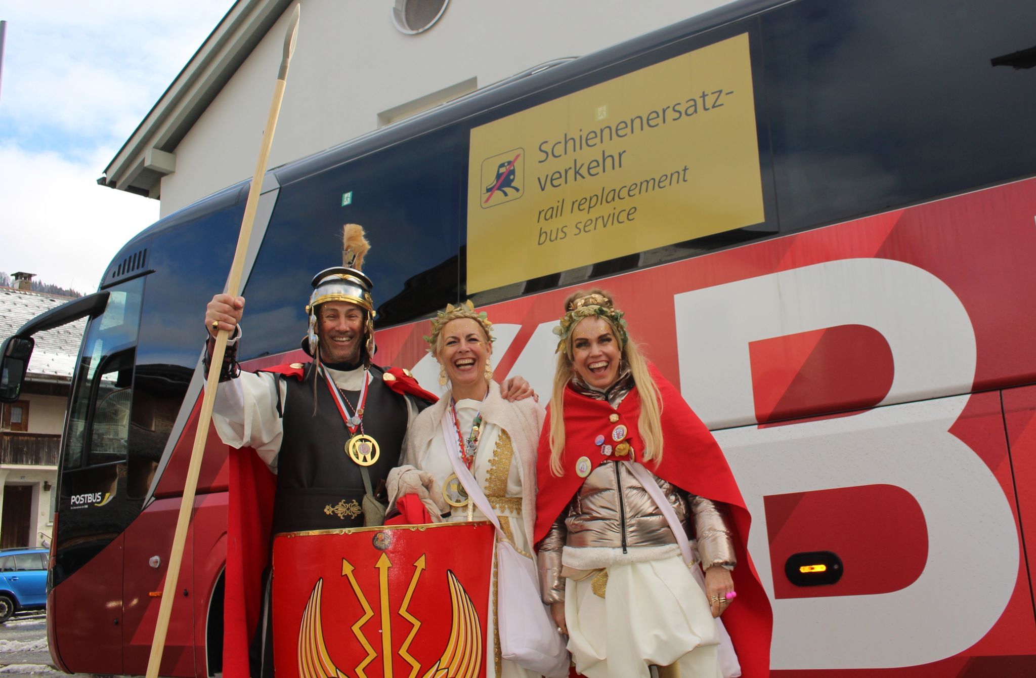 Sanfte Mobilität für Bregenzer Narren - Schienenersatzverkehr . . .