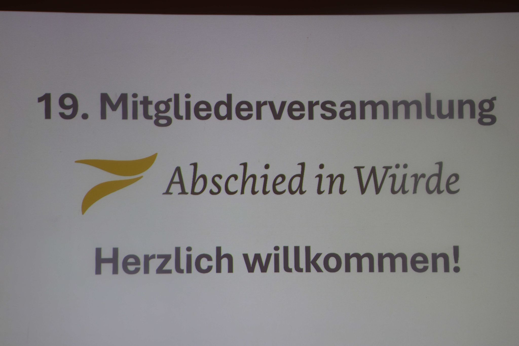 Eindrücke von der 19. Mitgliederversammlung des vereins 