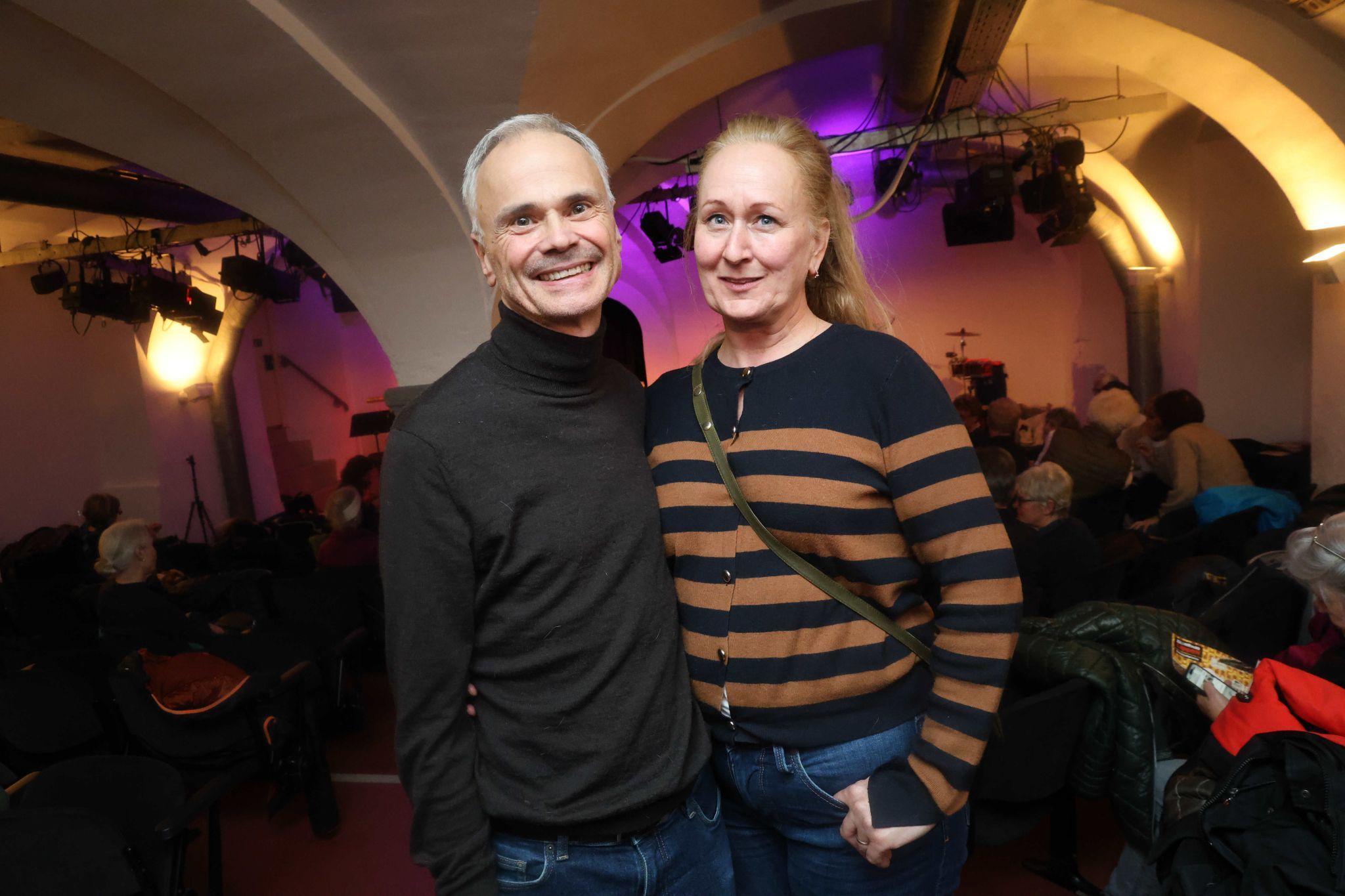 Jack Ströher (mit Gattin Ulli) sorgt weiter für Arrangements.