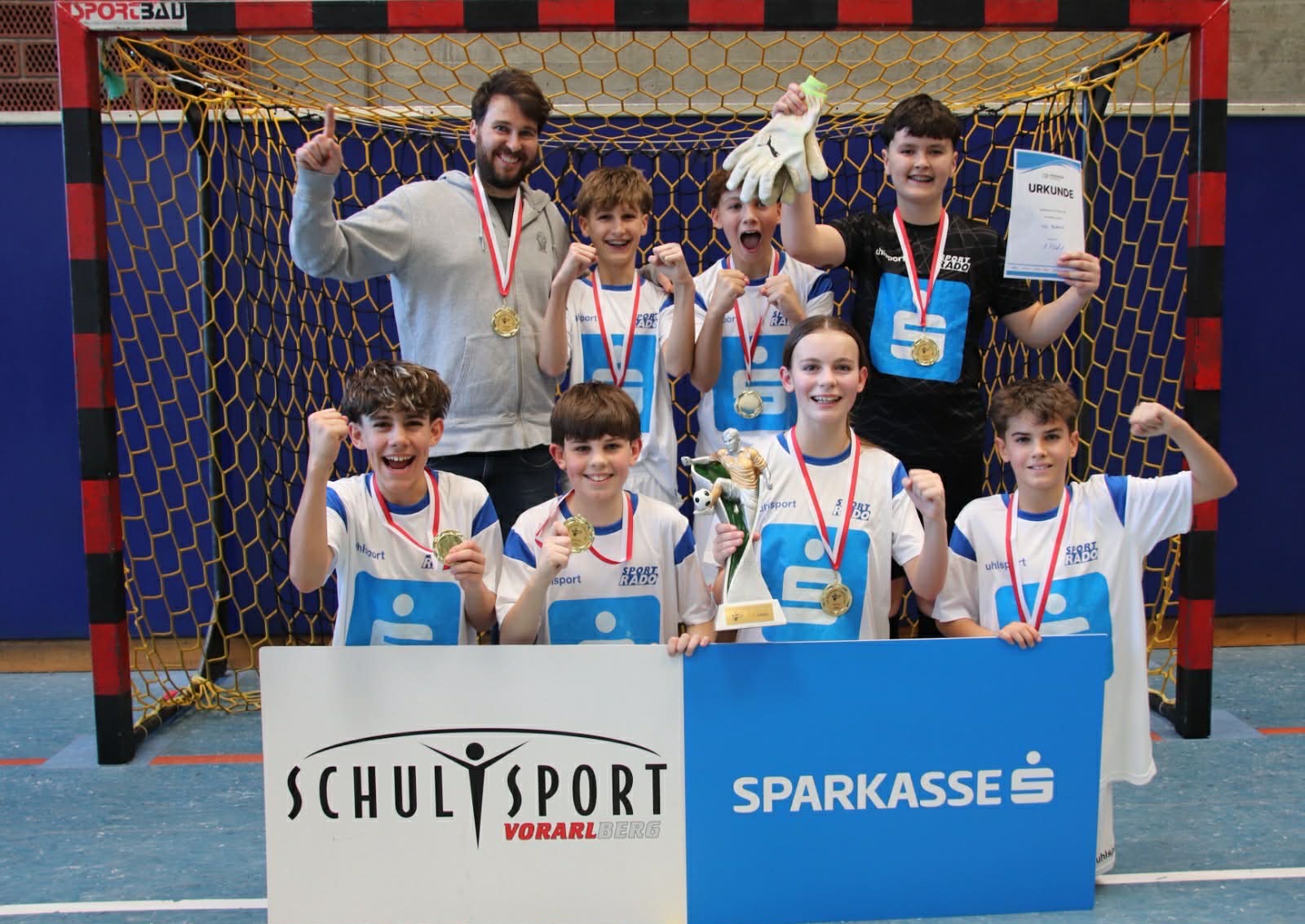 Platz eins in Vorarlberg: BG Feldkirch wurde Futsal-Champion.