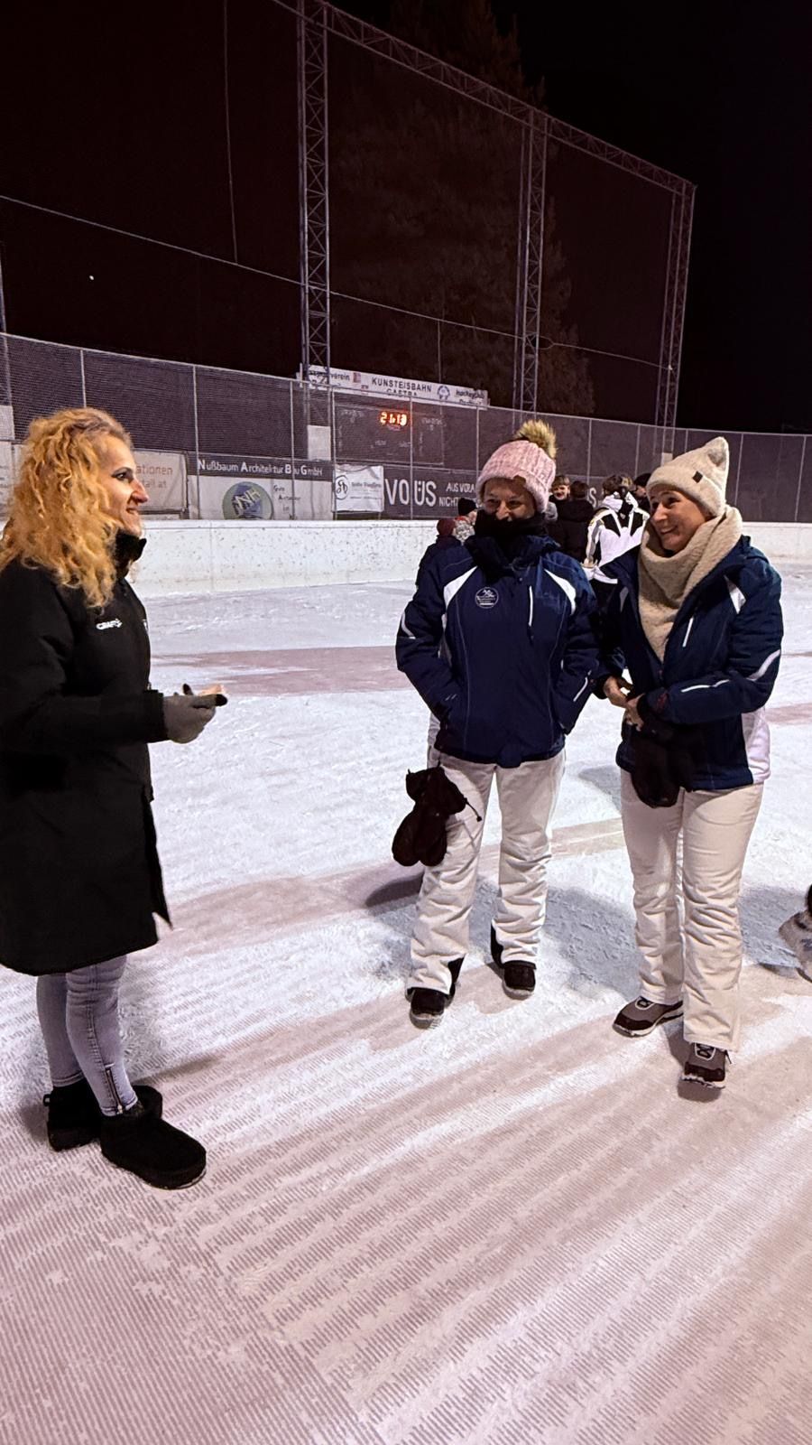 EV Rankweil Obfrau Drazana Malinovic mit Vertretern aus Schweich.
