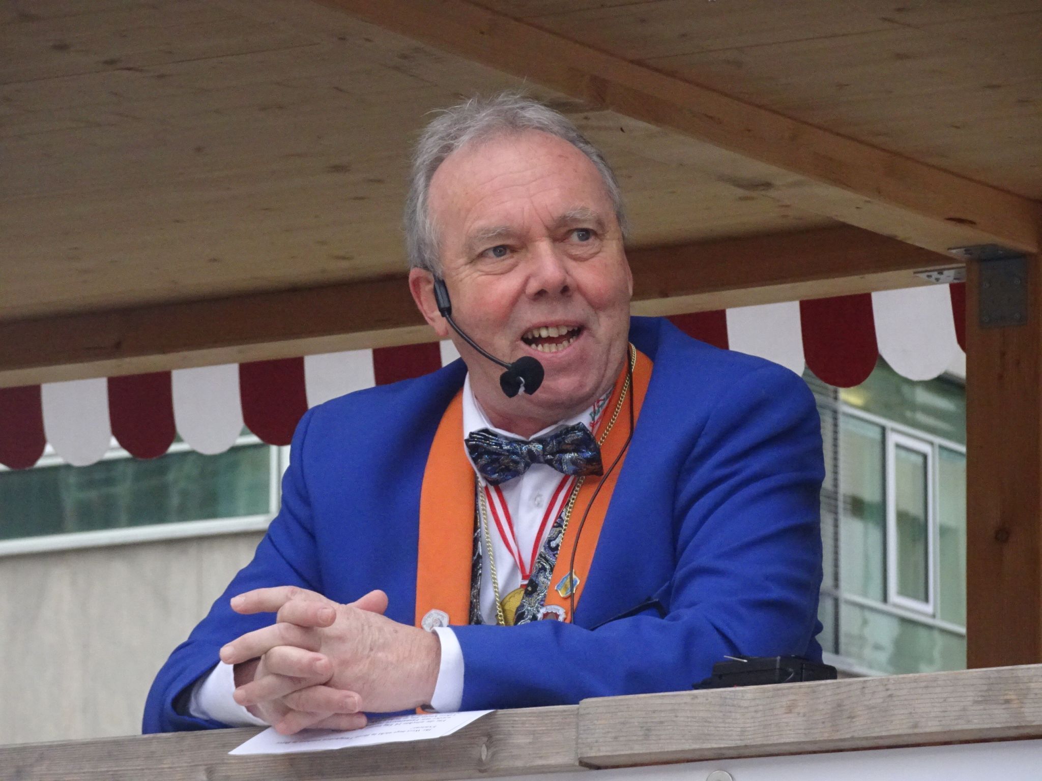 Schnorrawagglar Hugo Nussbaumer verriet, wie die närrische Politik aussieht.