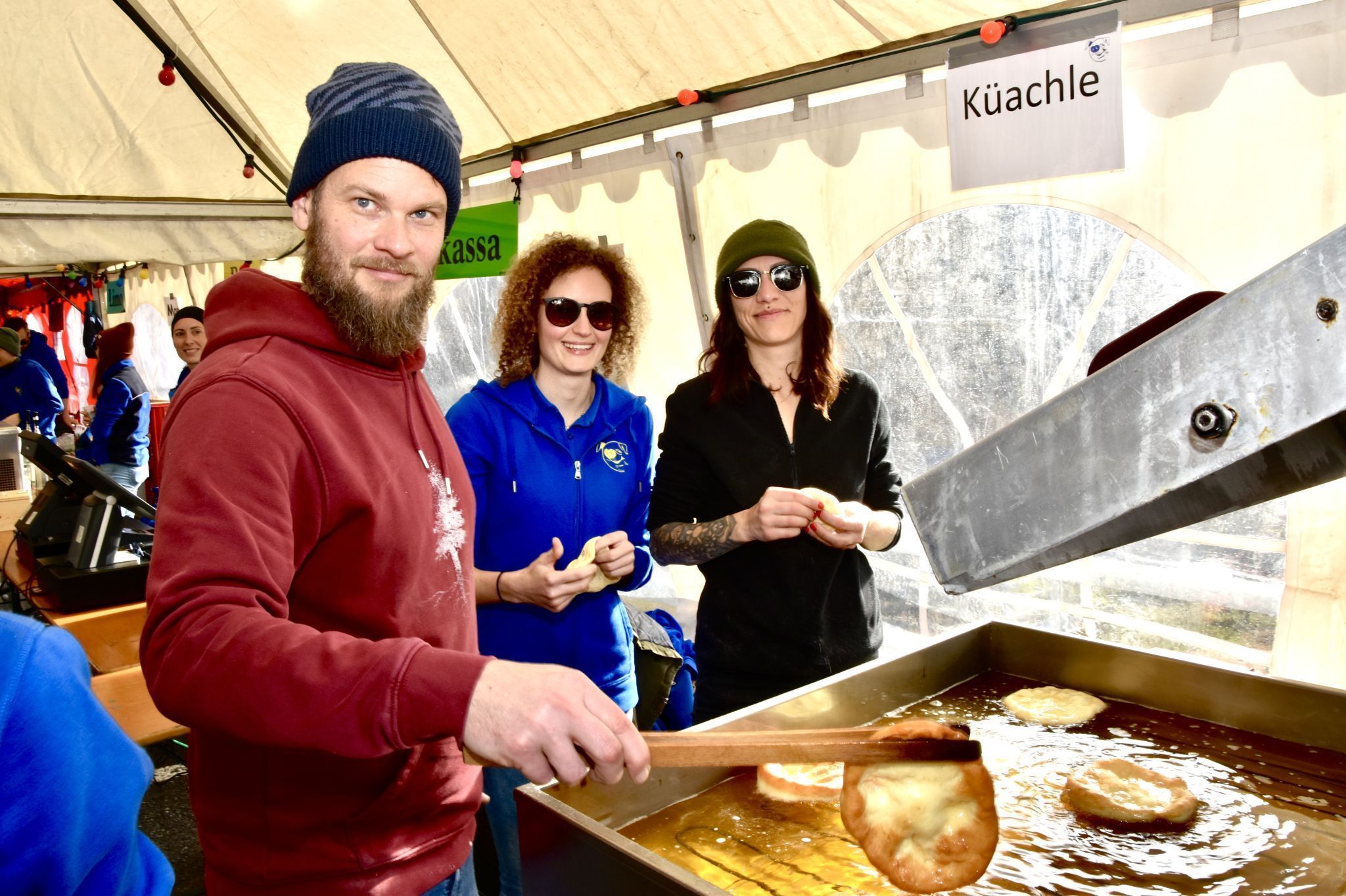 Christian Wolfsberger, Olivia Seebacher und Anna Frei.