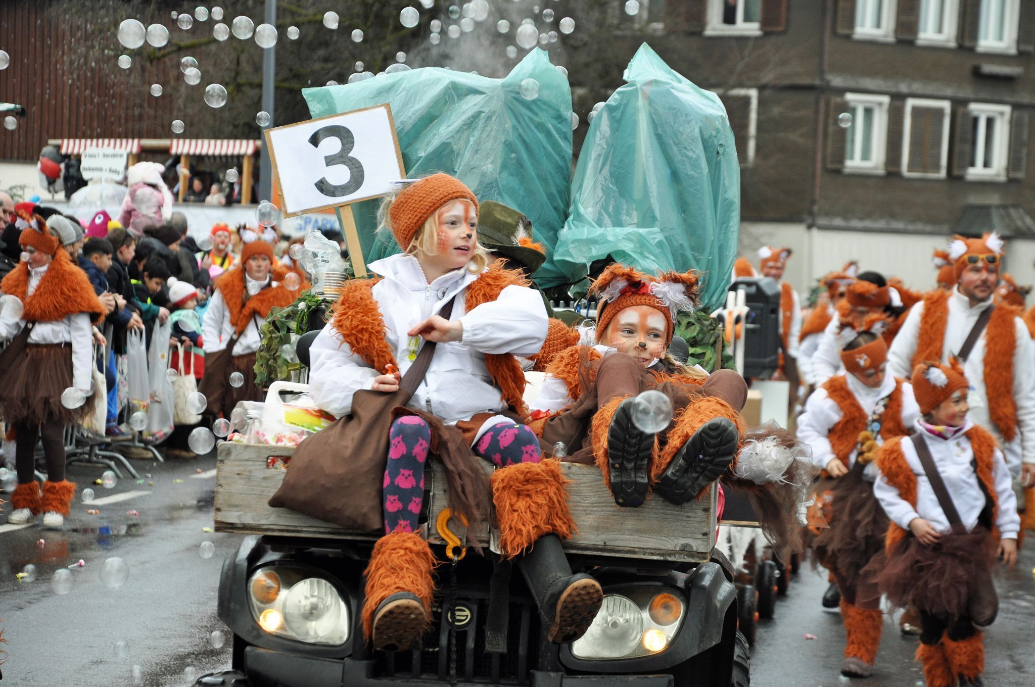 Der Narrennachwuchs war traditionell stark vertreten.