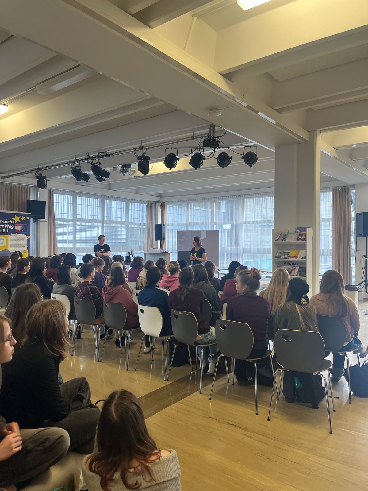 Die Vertreterinnen des Vereins 