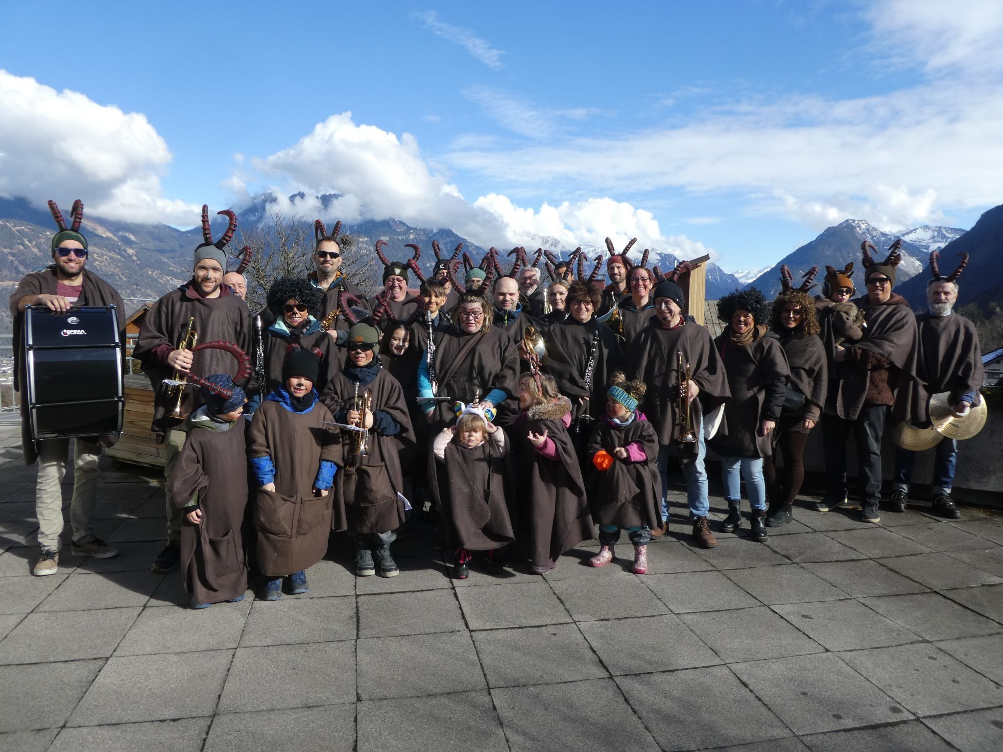 Die Bürgermusik Bürserberg.