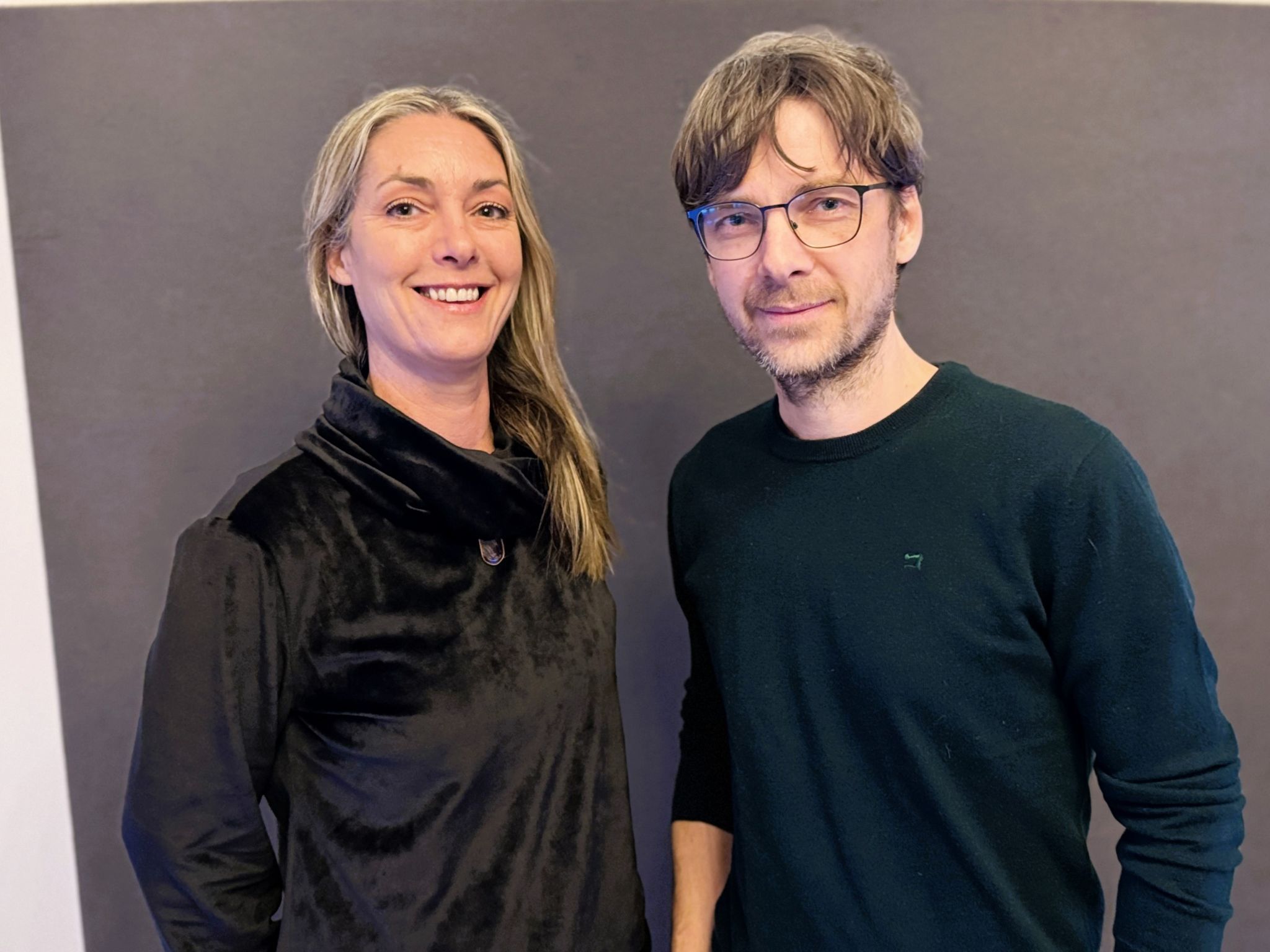 Unter den Besuchern: Katharina Kostajnsek und Schauspieler Stefan Pohl.
