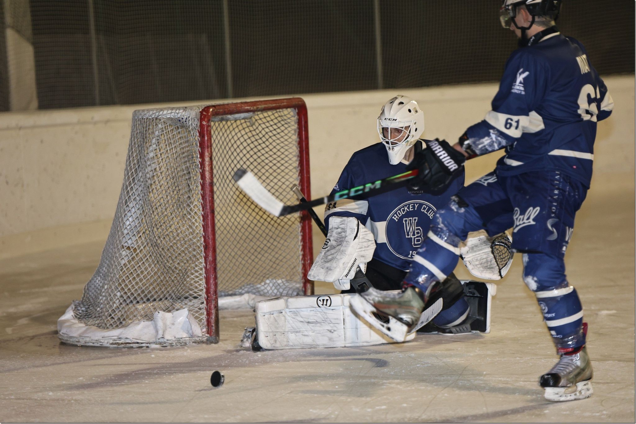 Tormann Stefan Haas wird gegen EHC Hard viel Arbeit verrichten müssen. 