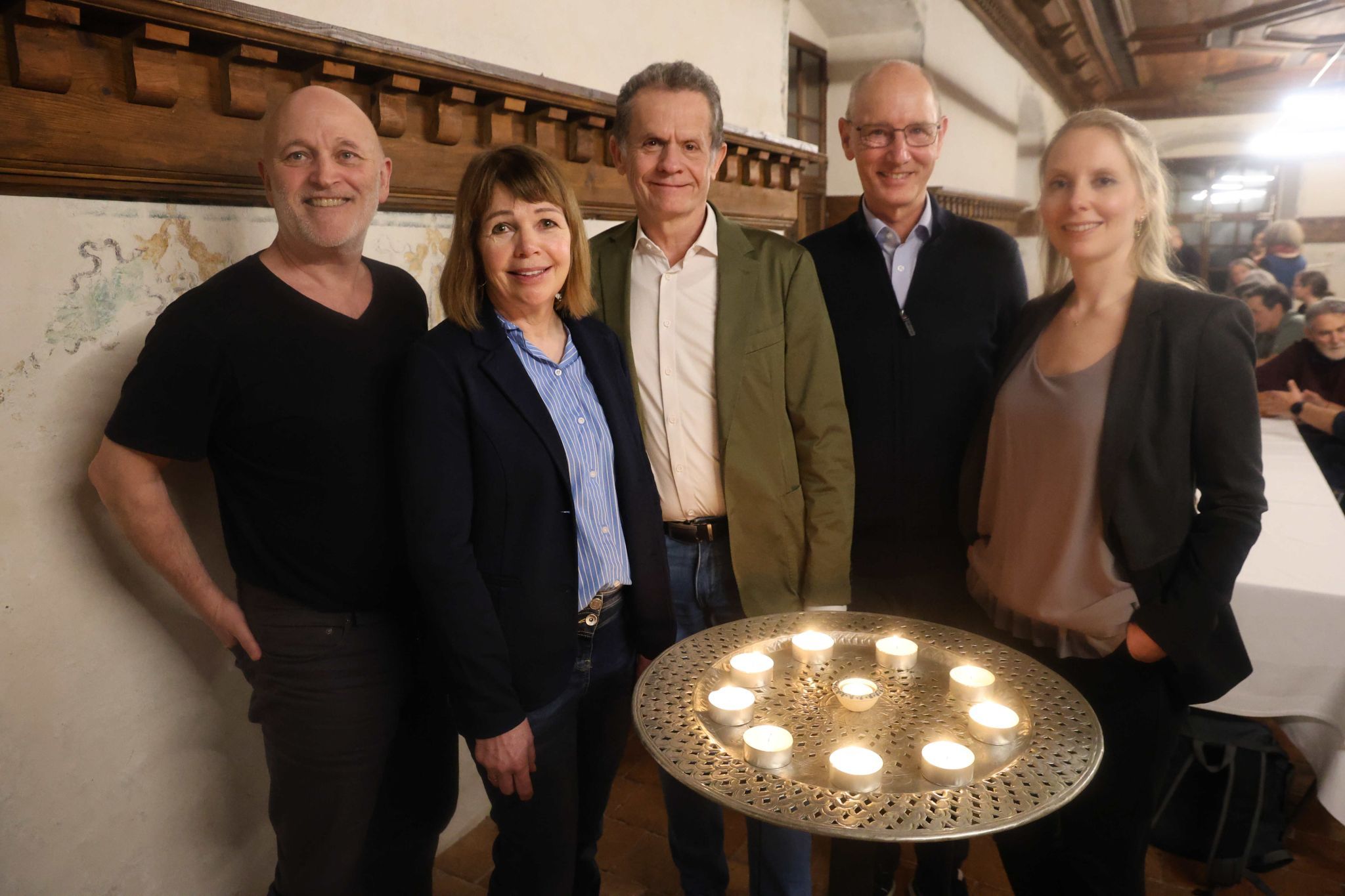 Qualitäter Armin Meusburger, Obfrau Ingrid Holzmüller, Schriftführer Hartmut Hofer, Prozessberater Robert Kaspar und Kassierin sarah Mathis.