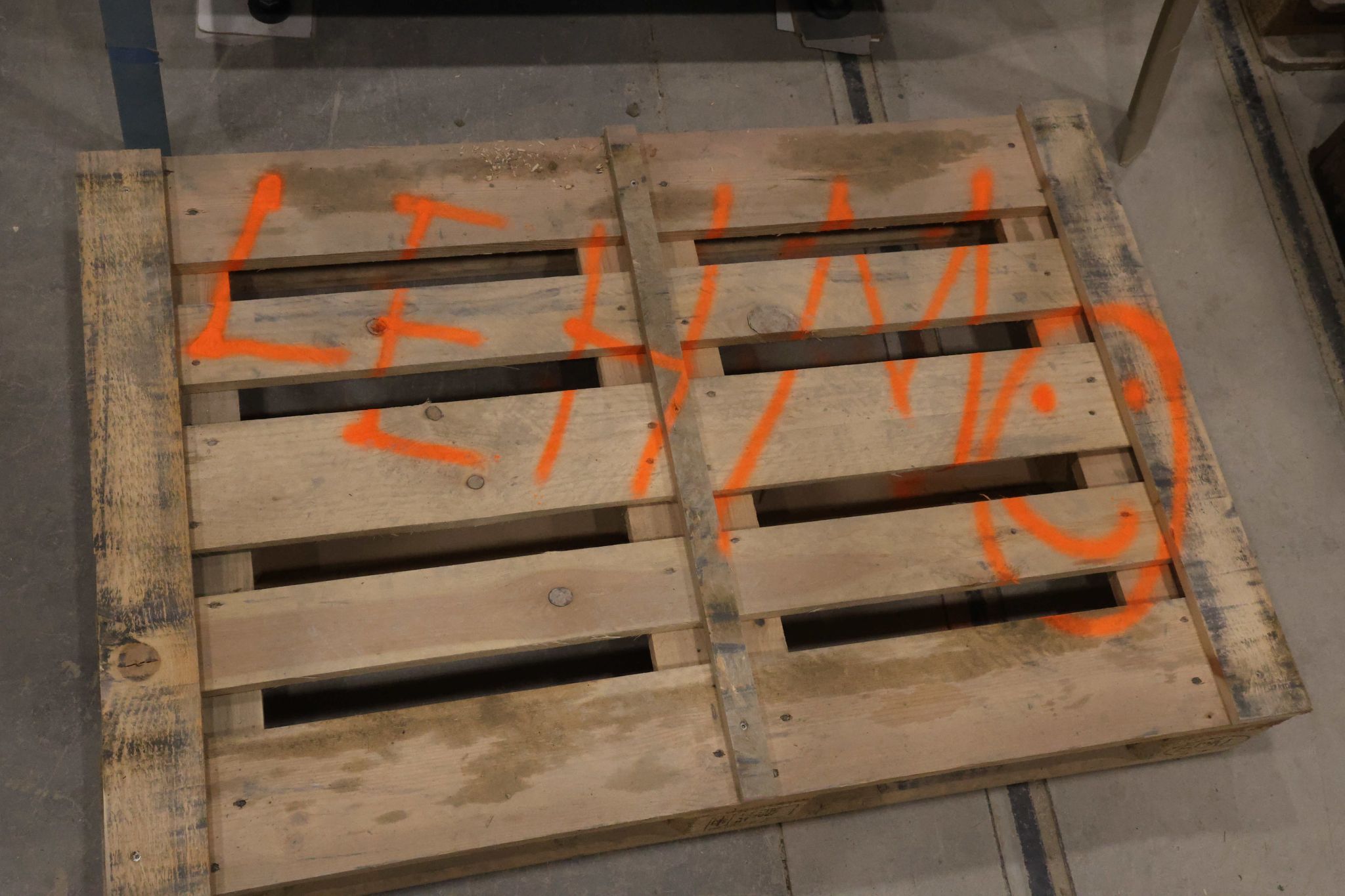 Identifikation mit dem Material.