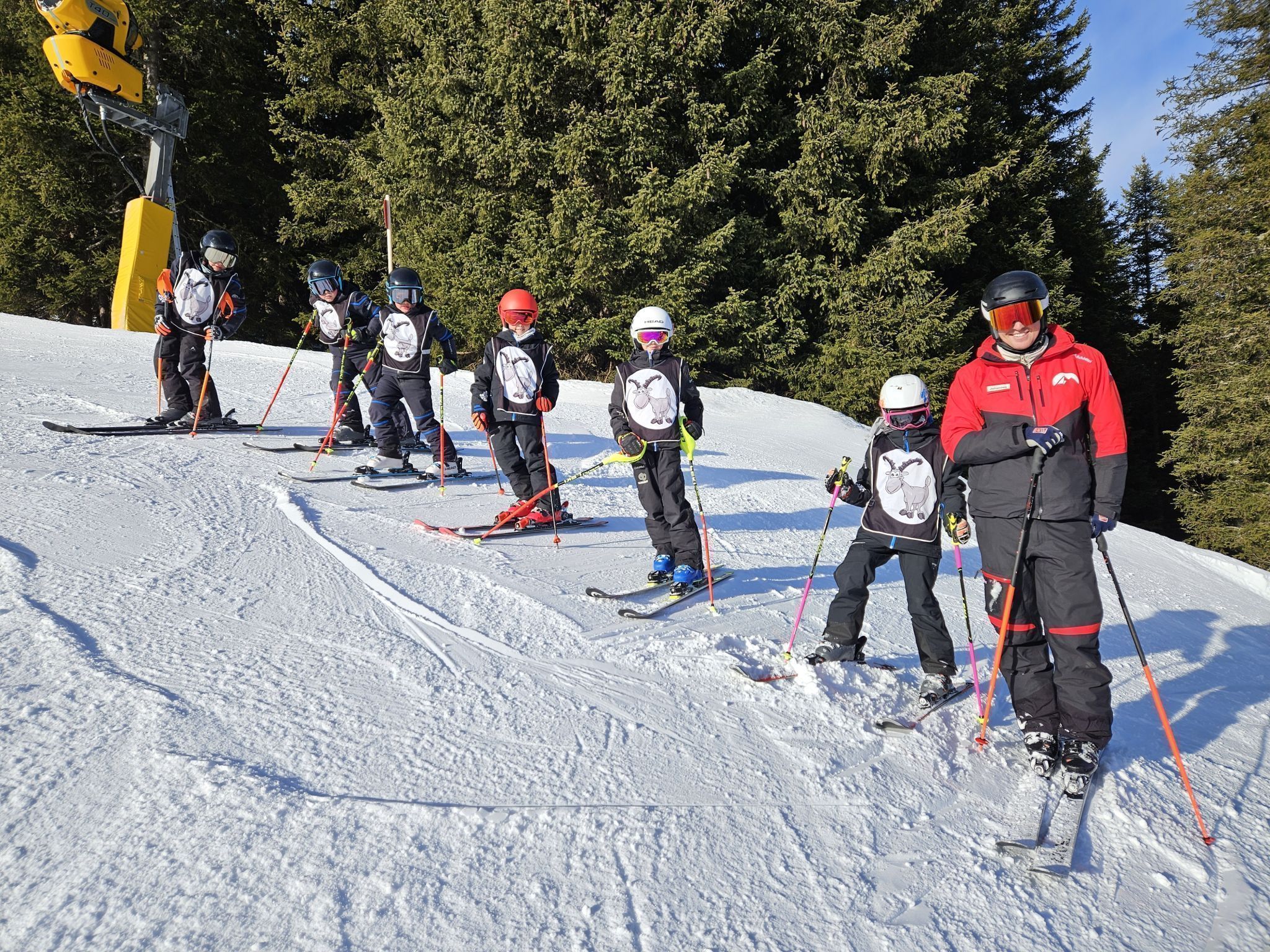 Die kidner wurden ja nach Können in Gruppen eingeteilt